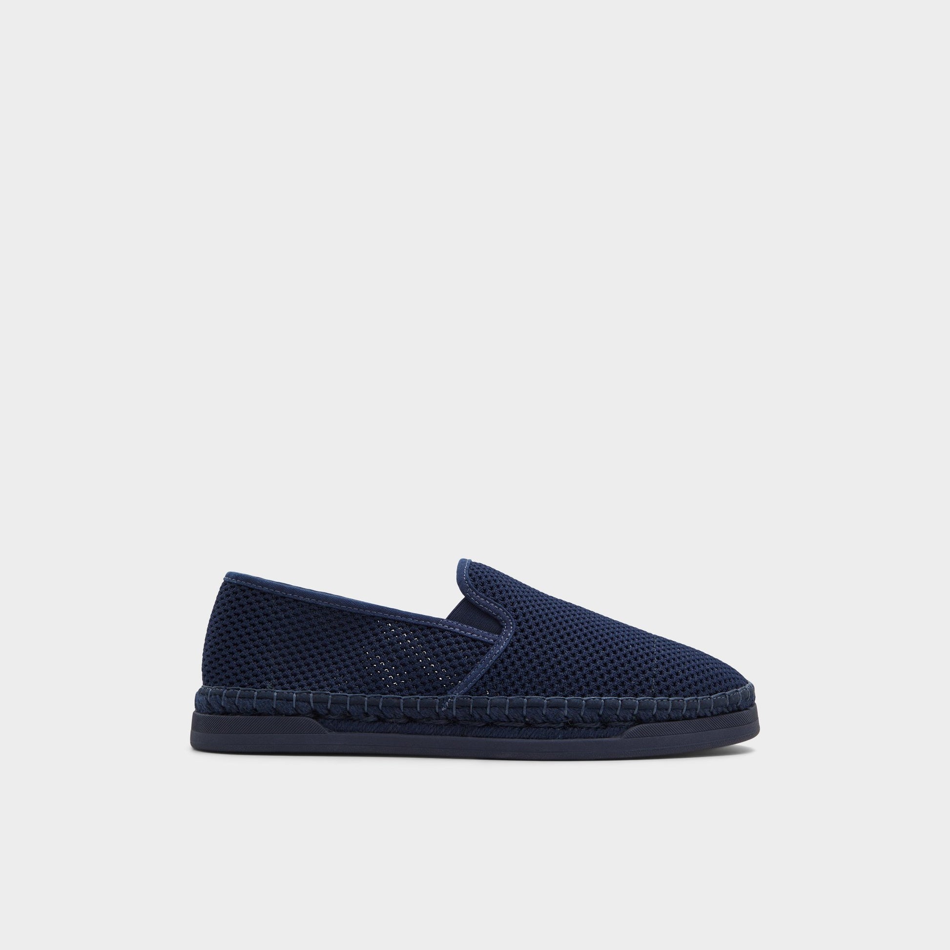 Main View of Navy Johnney Espadrille for Mens