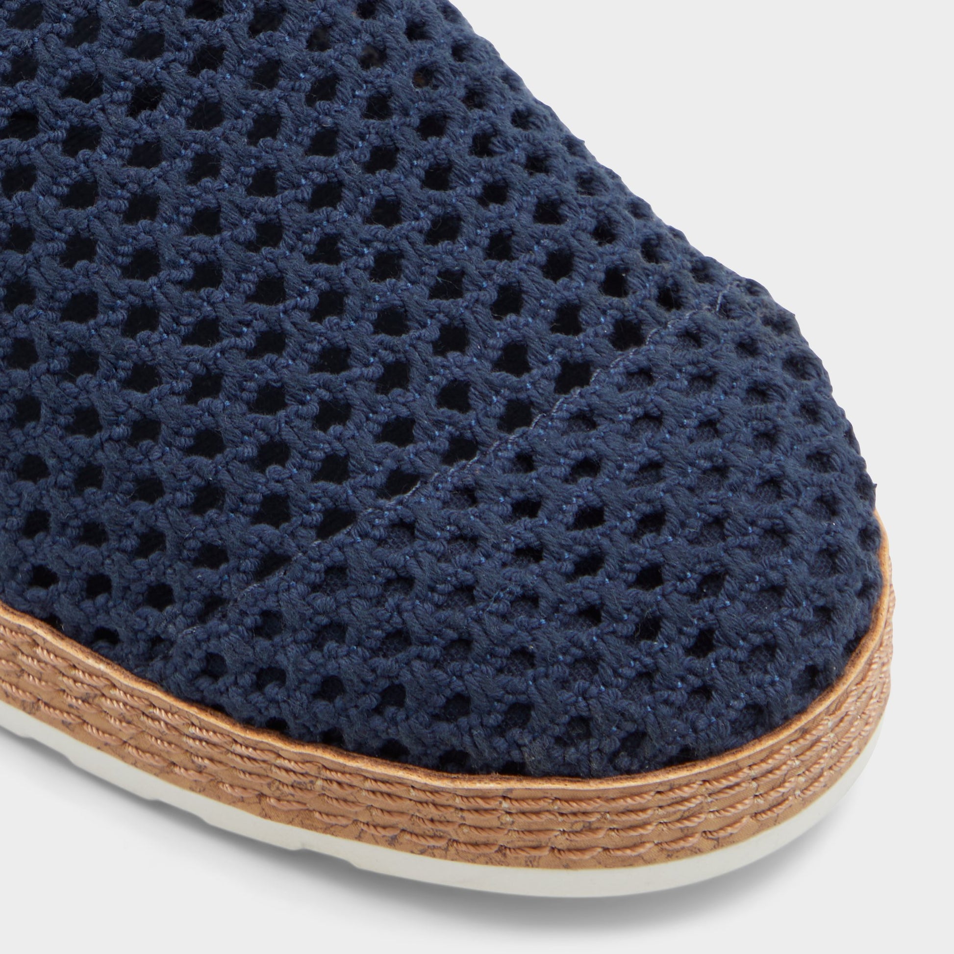 Close-up of the Open Navy Kianou Espadrille
