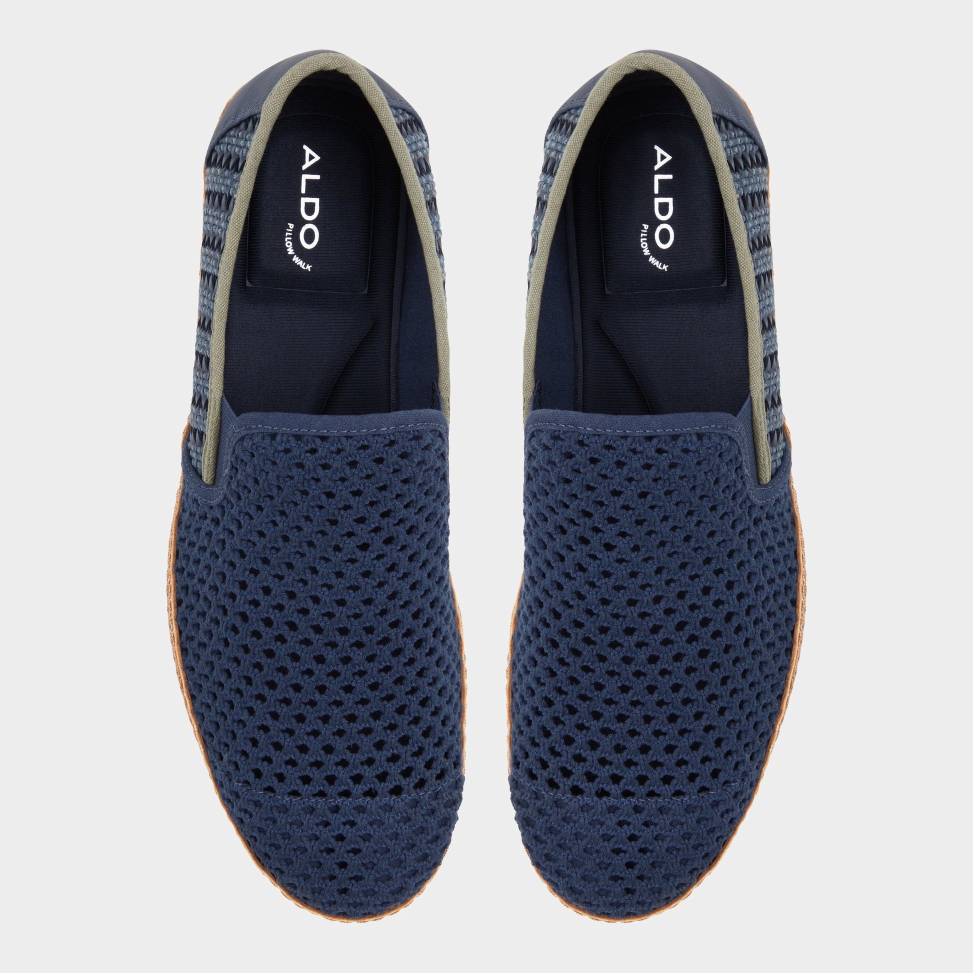 Top-down view of the Open Navy Kianou Espadrille