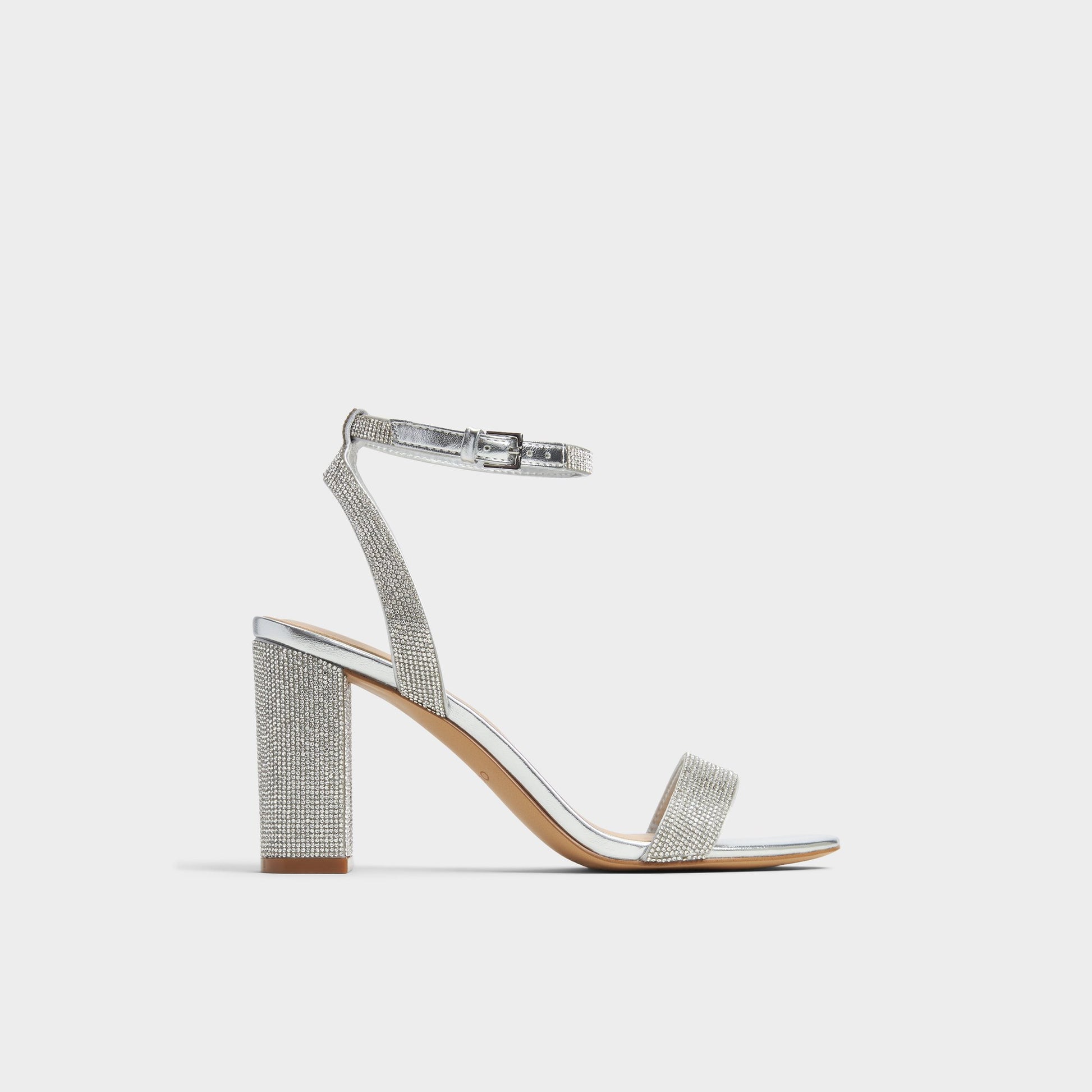 Main View of Silver Rhiannon Strappy sandal for Womens