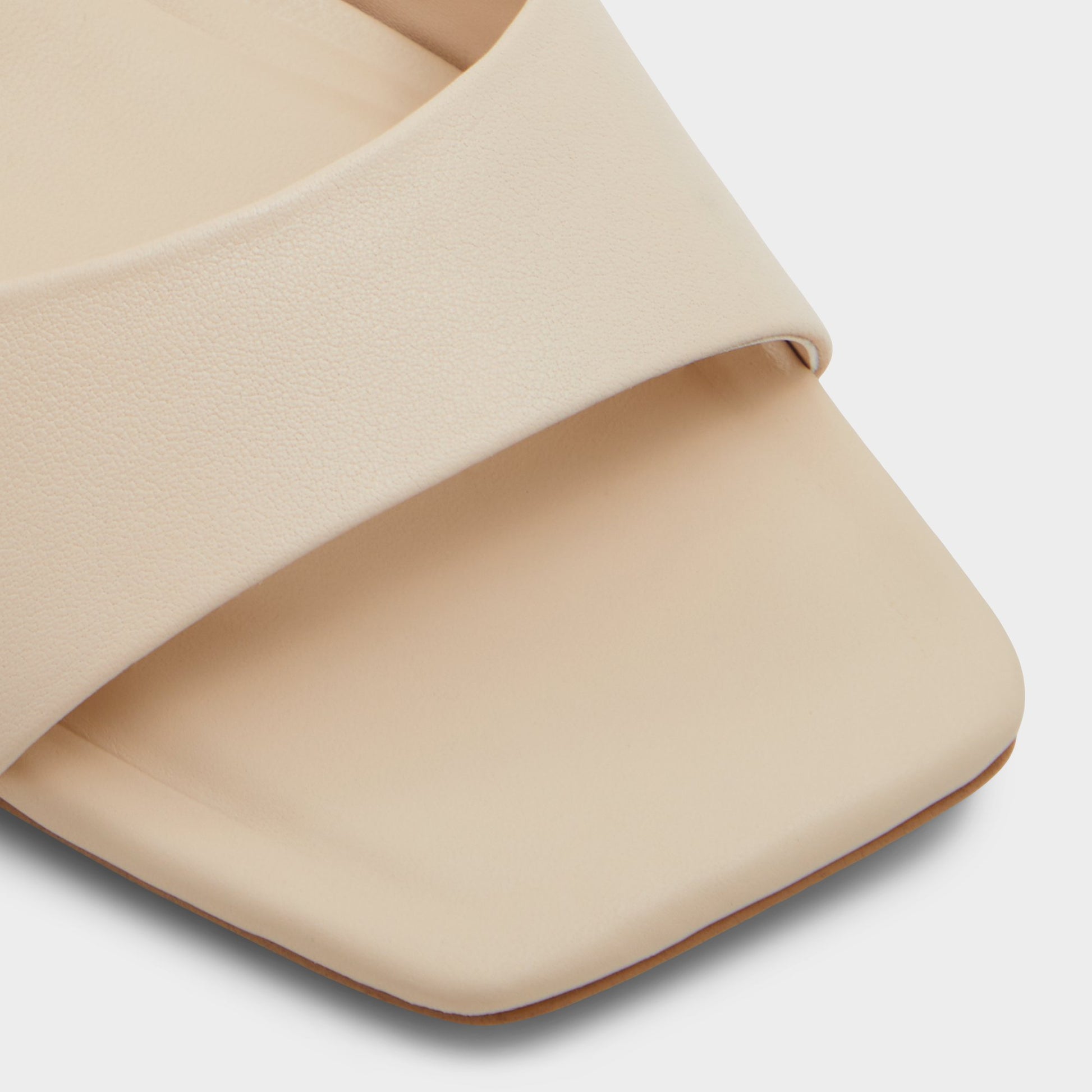 Close-up of the Other Beige Maize Heeled sandal