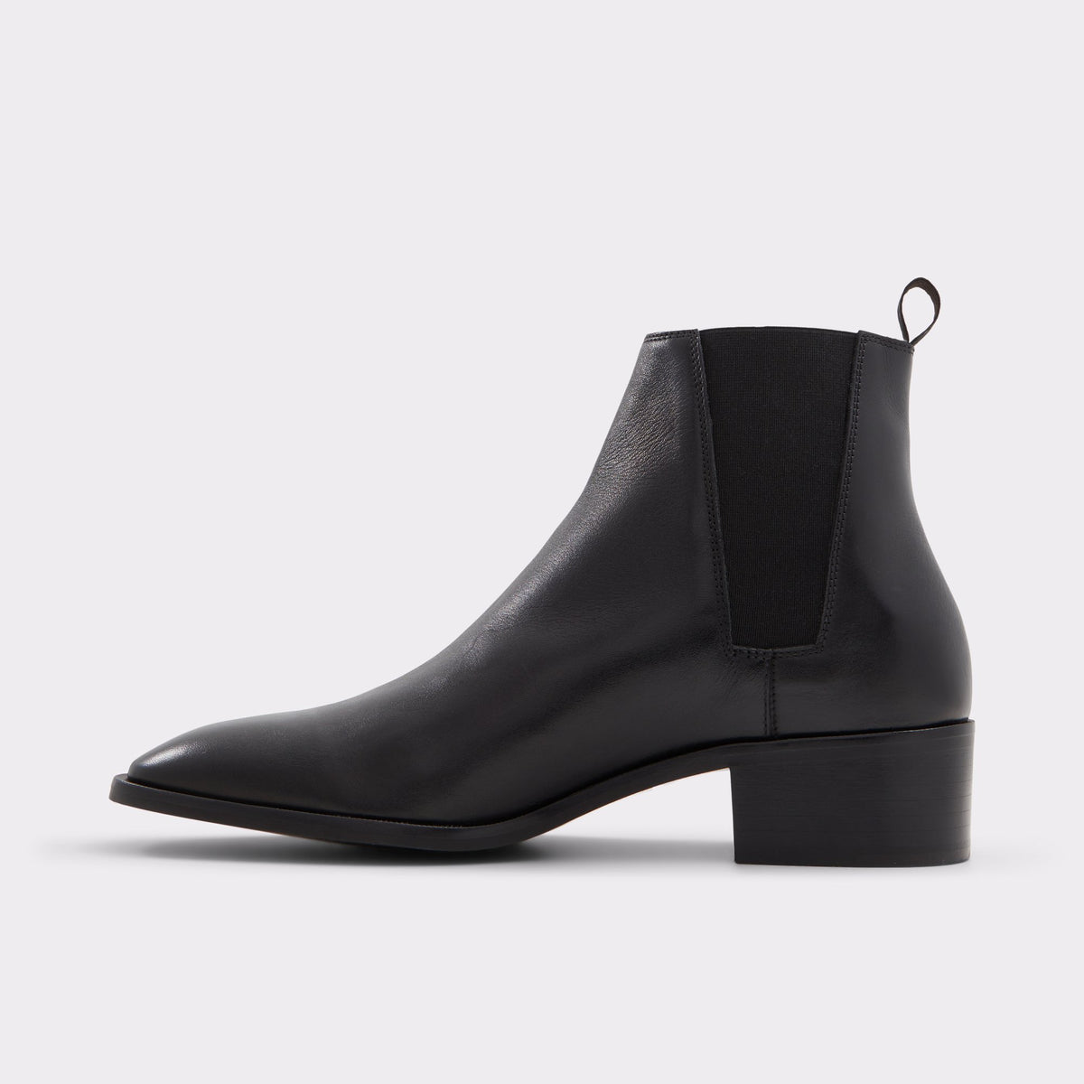 Side view of Black Ruchstock Chelsea boot