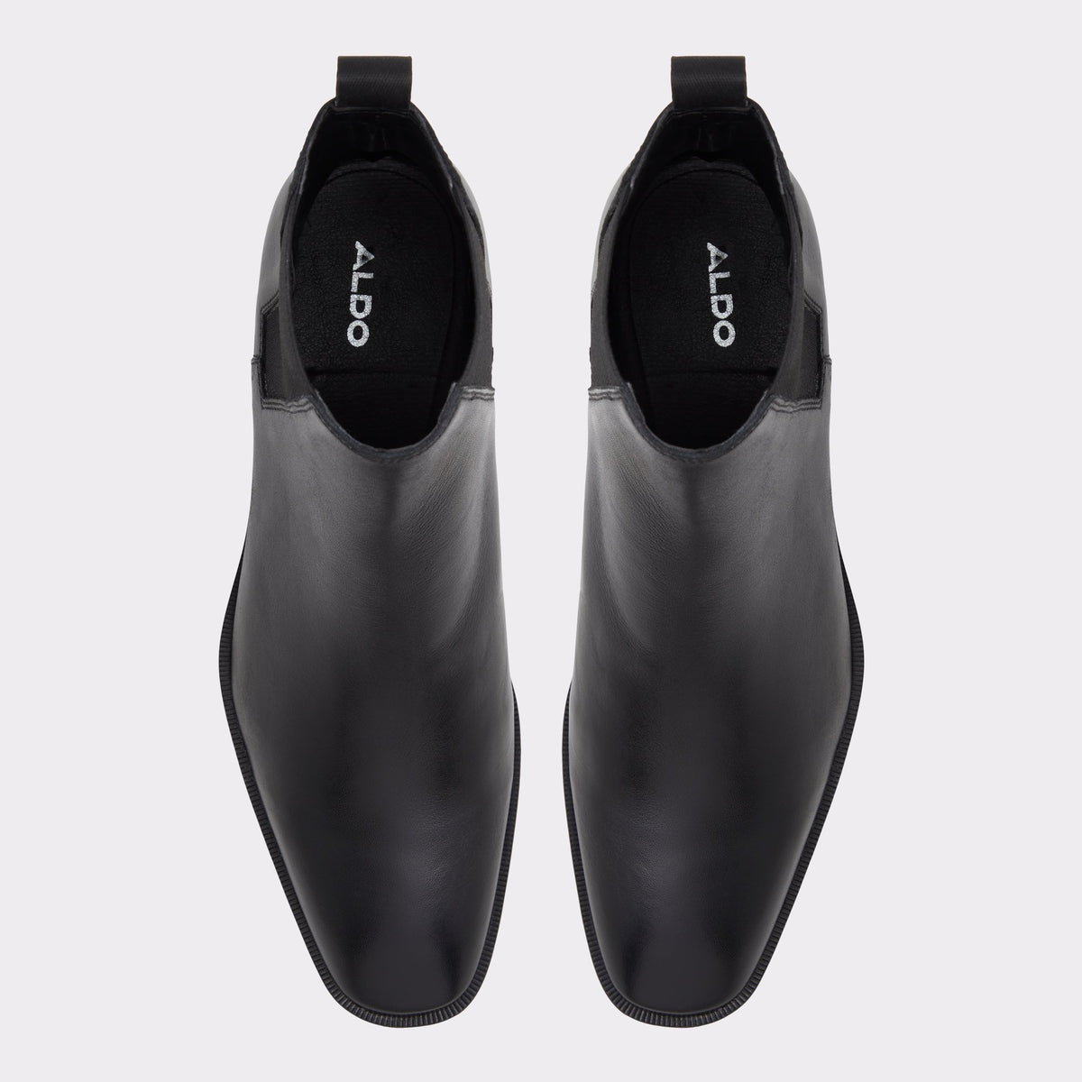 Top-down view of the Black Ruchstock Chelsea boot