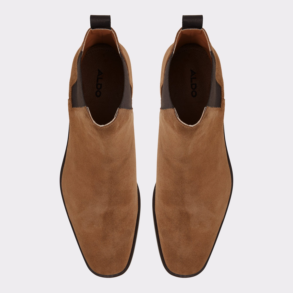 Top-down view of the Light Brown Ruchstock Chelsea boot