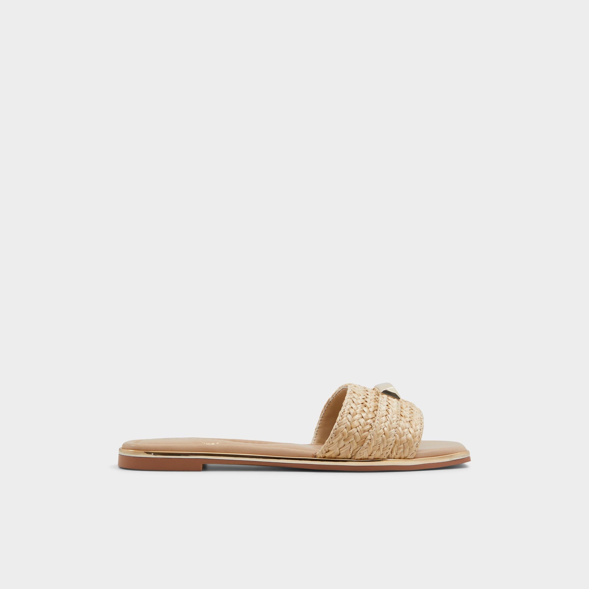 Main View of Open Natural Darine Slide sandal for Womens
