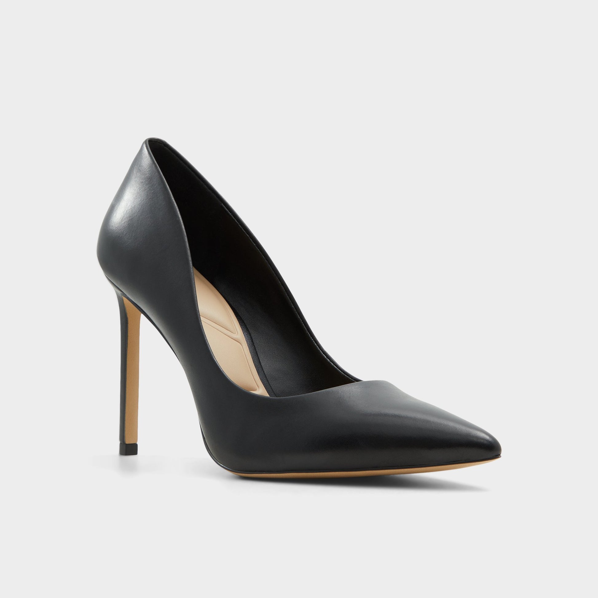 Three-quarter angle of Other Black Stessy2.0 Pump's front side
