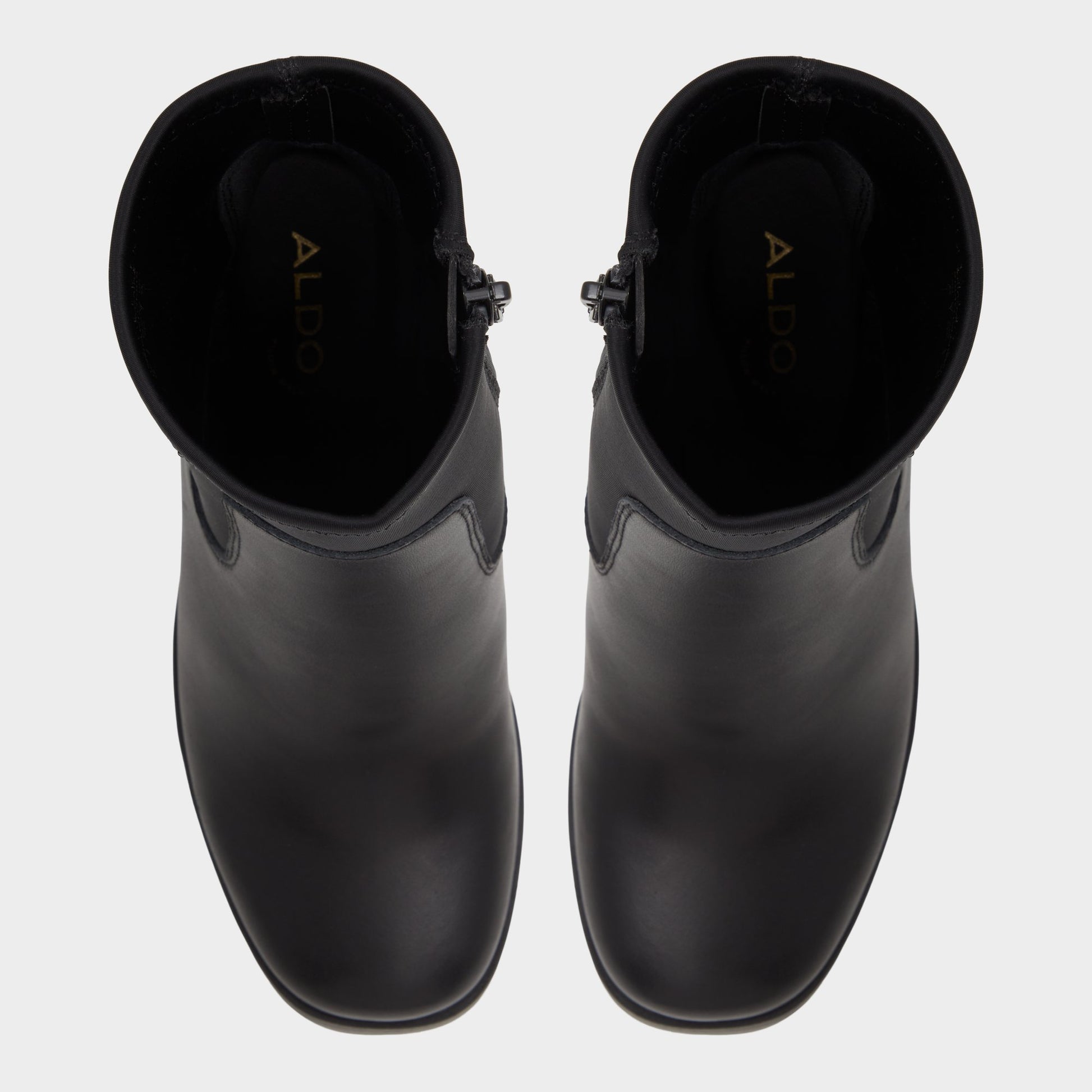 Top-down view of the Black Cheviel Ankle boot