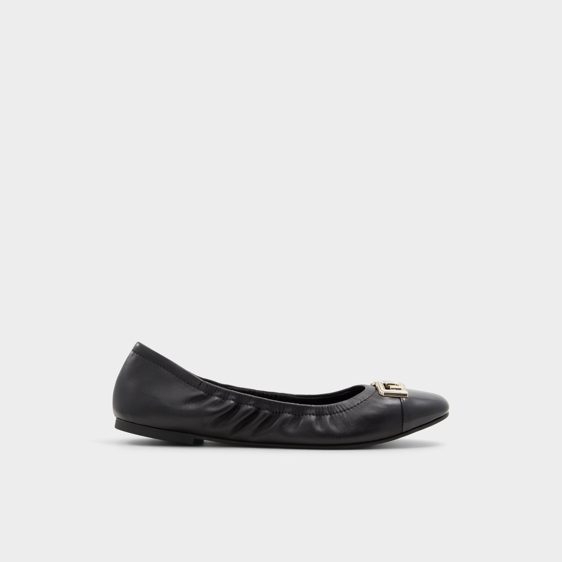 Main View of Black Dwendadan Ballerina for Womens