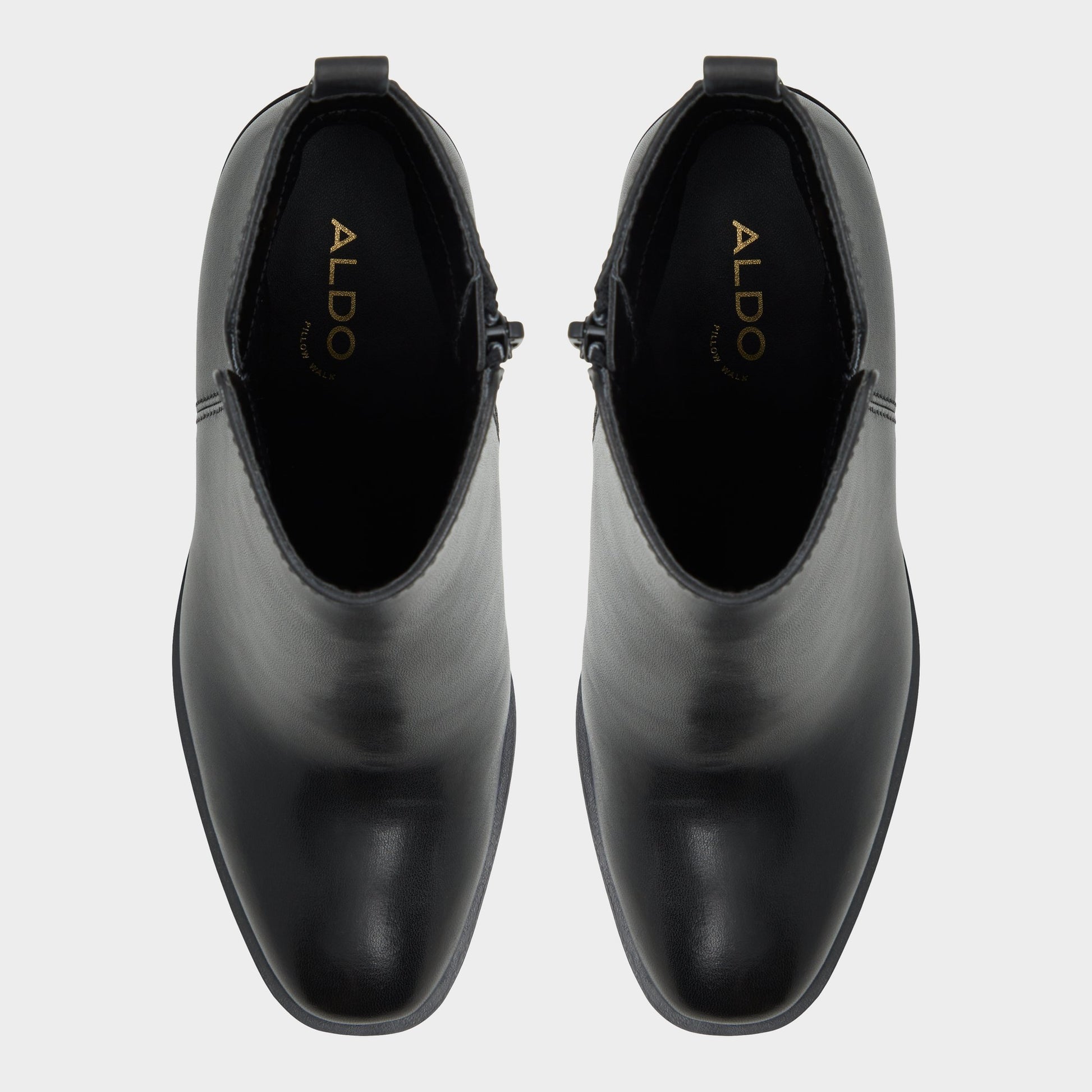 Top-down view of the Black Hay Ankle boot