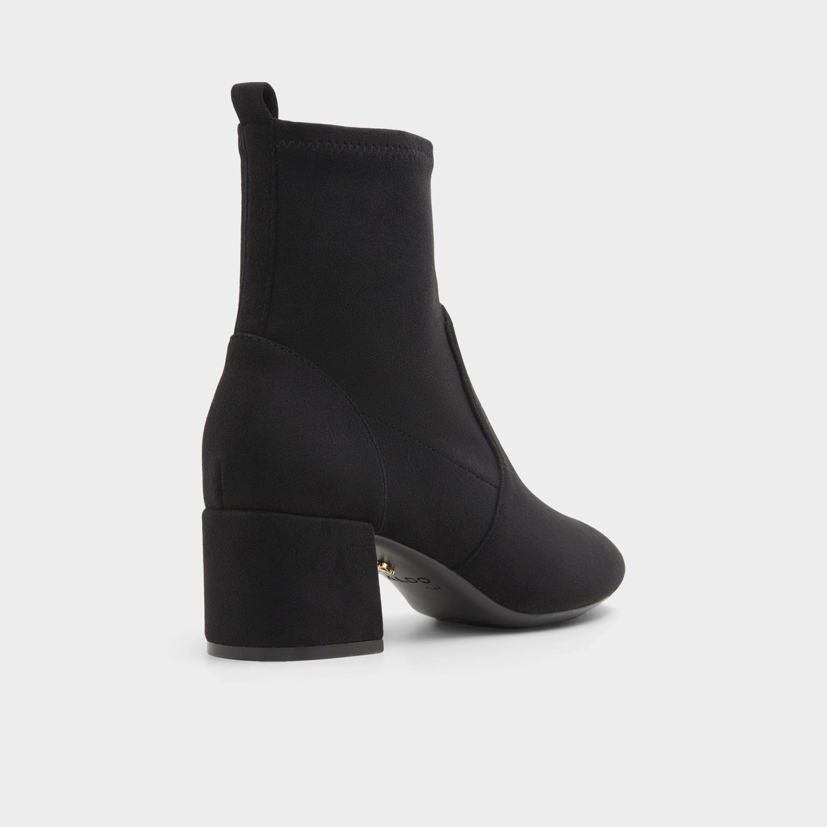 Three-quarter angle of Other black Tirgus Ankle boot's back side