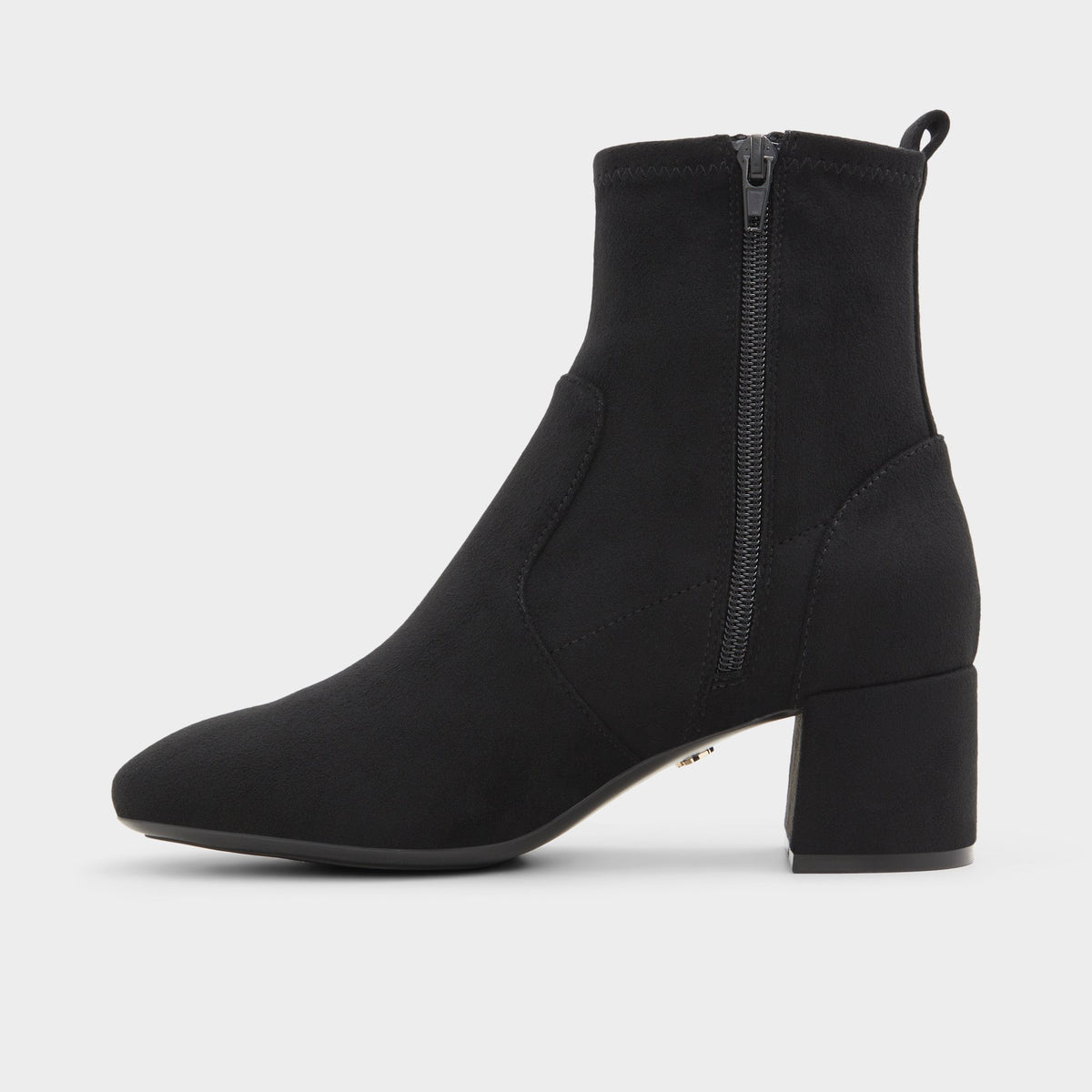 Side view of Other black Tirgus Ankle boot