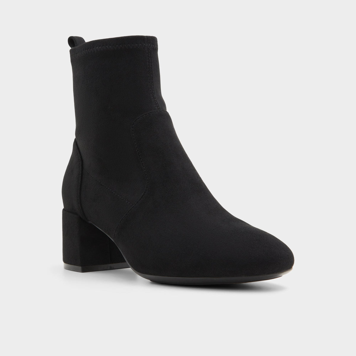 Three-quarter angle of Other black Tirgus Ankle boot's front side