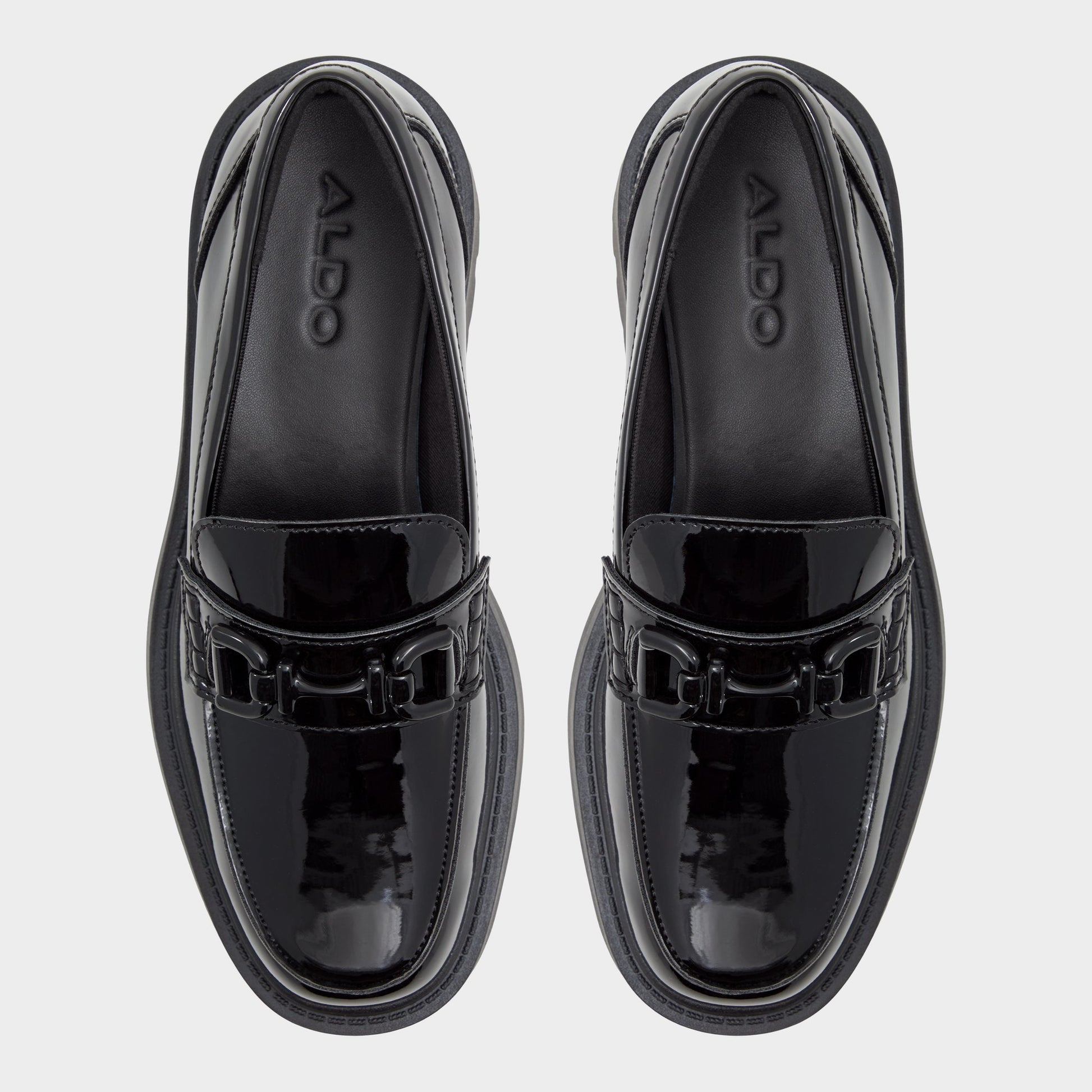 Top-down view of the Black Oneameth Loafer
