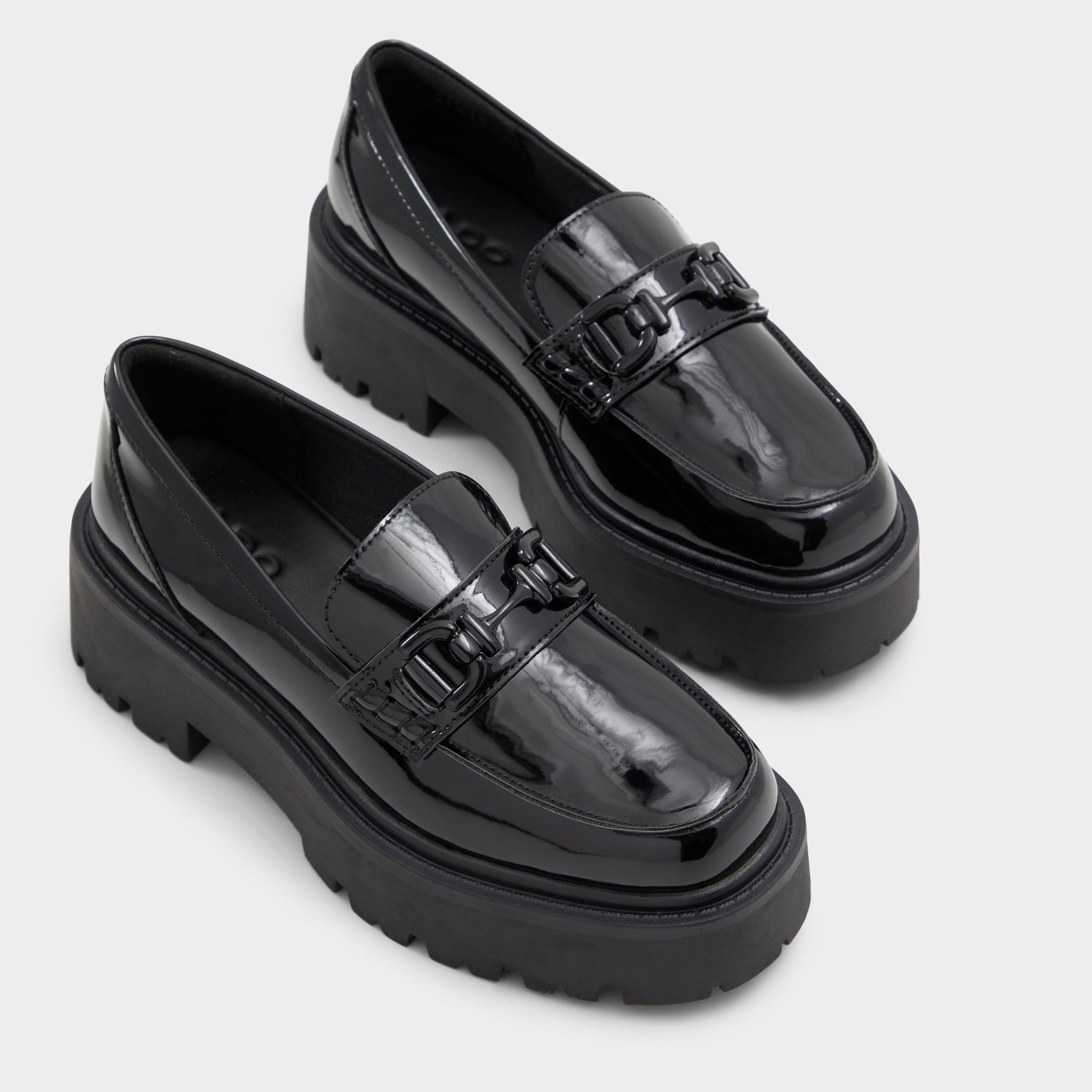 Highlighted view of a pair of Black Oneameth Loafers
