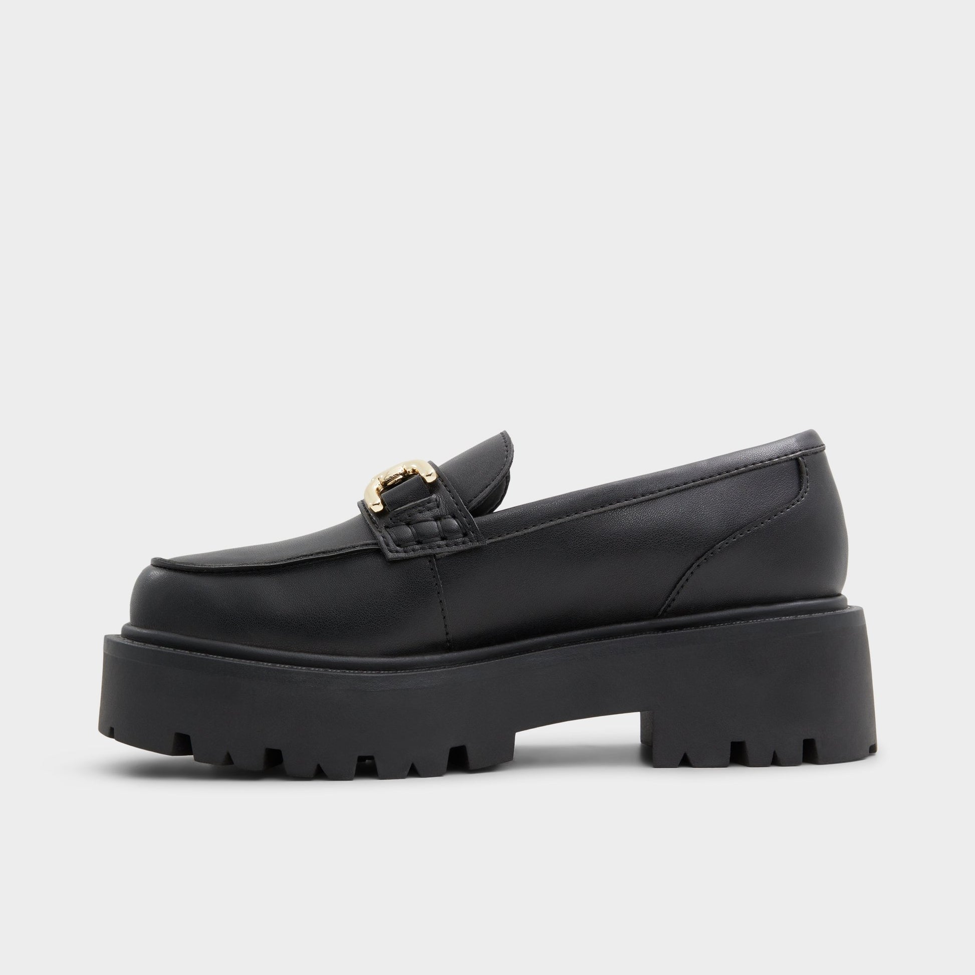 Side view of Black Oneameth Loafer