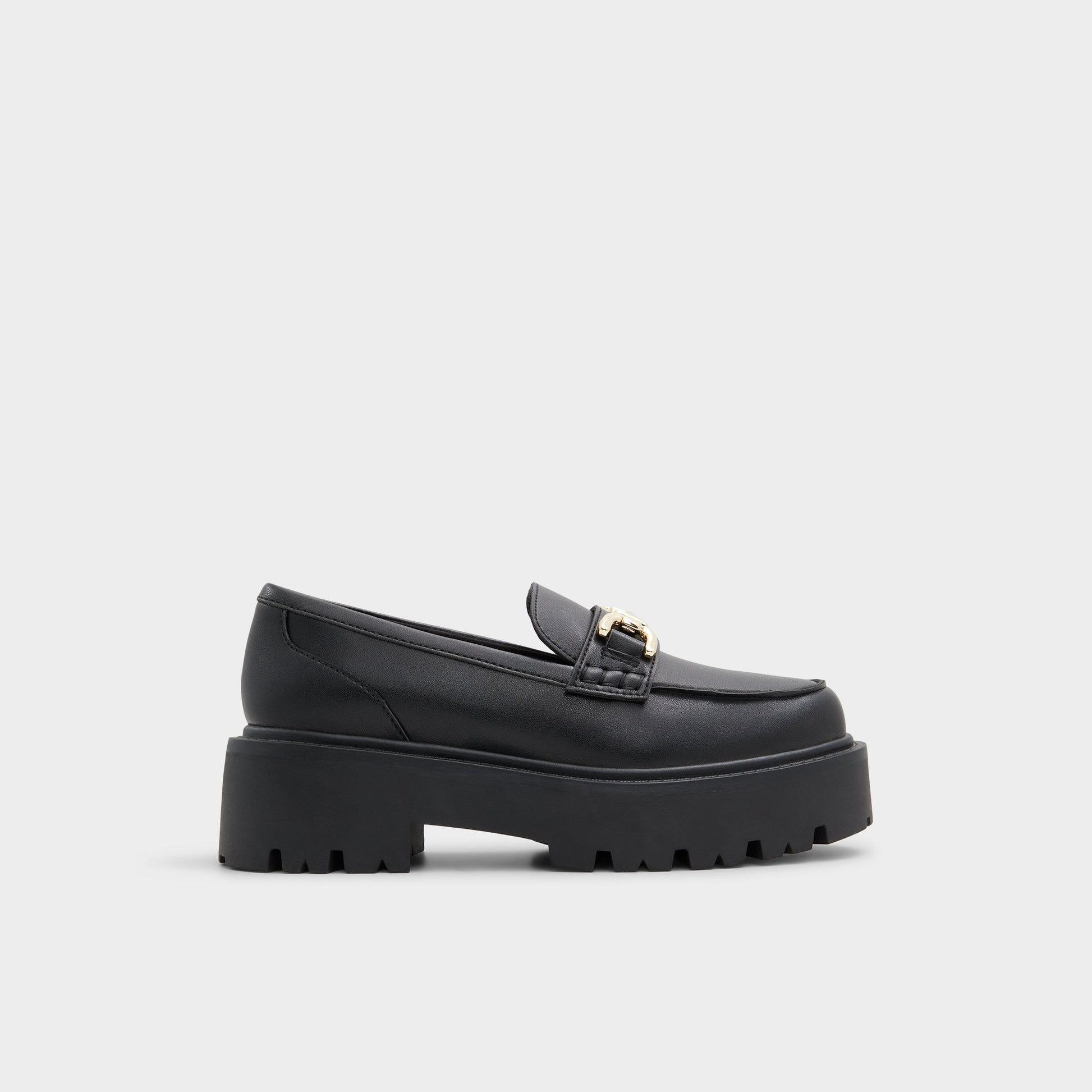 Main View of Black Oneameth Loafer for Womens