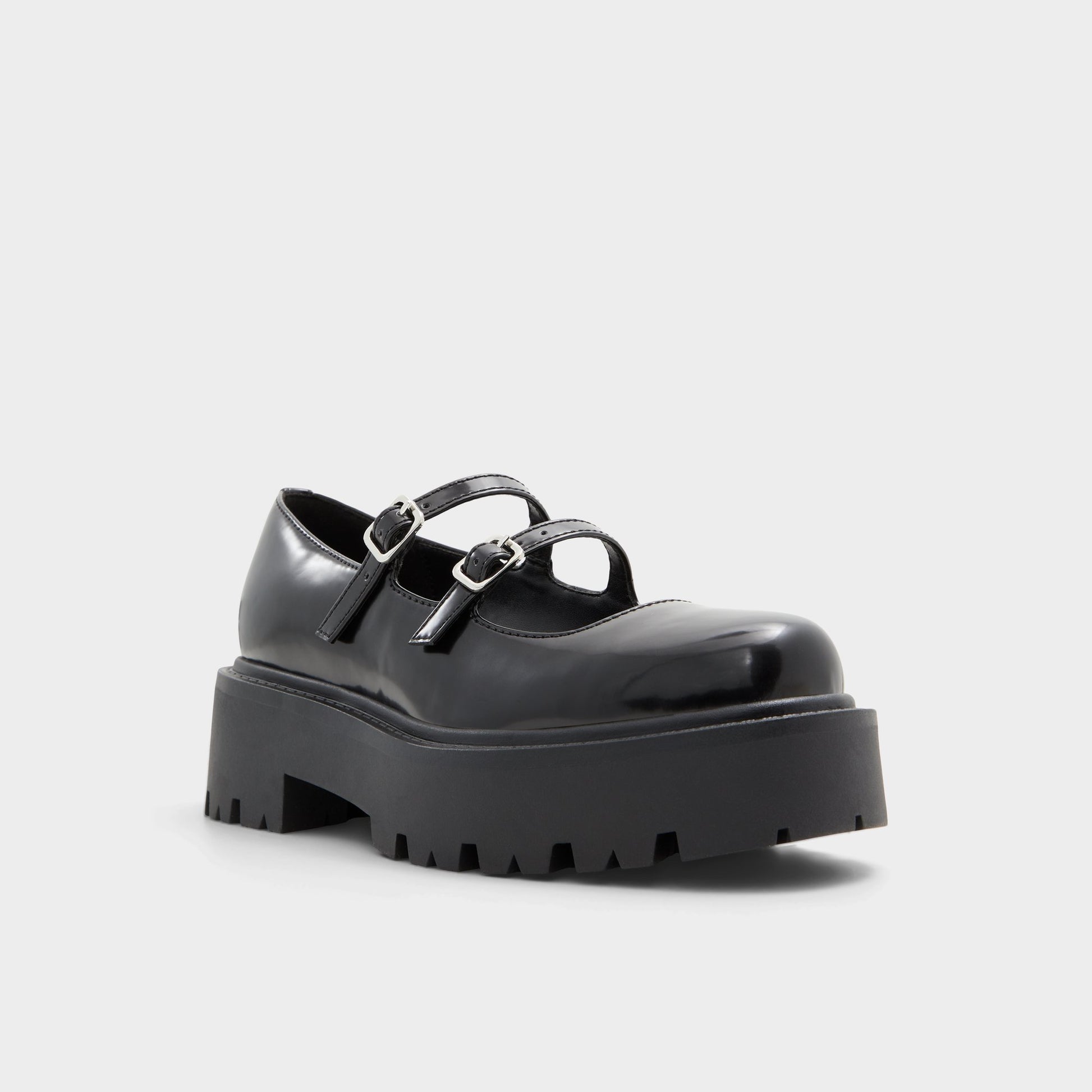 Three-quarter angle of Black Moraby Loafer's front side