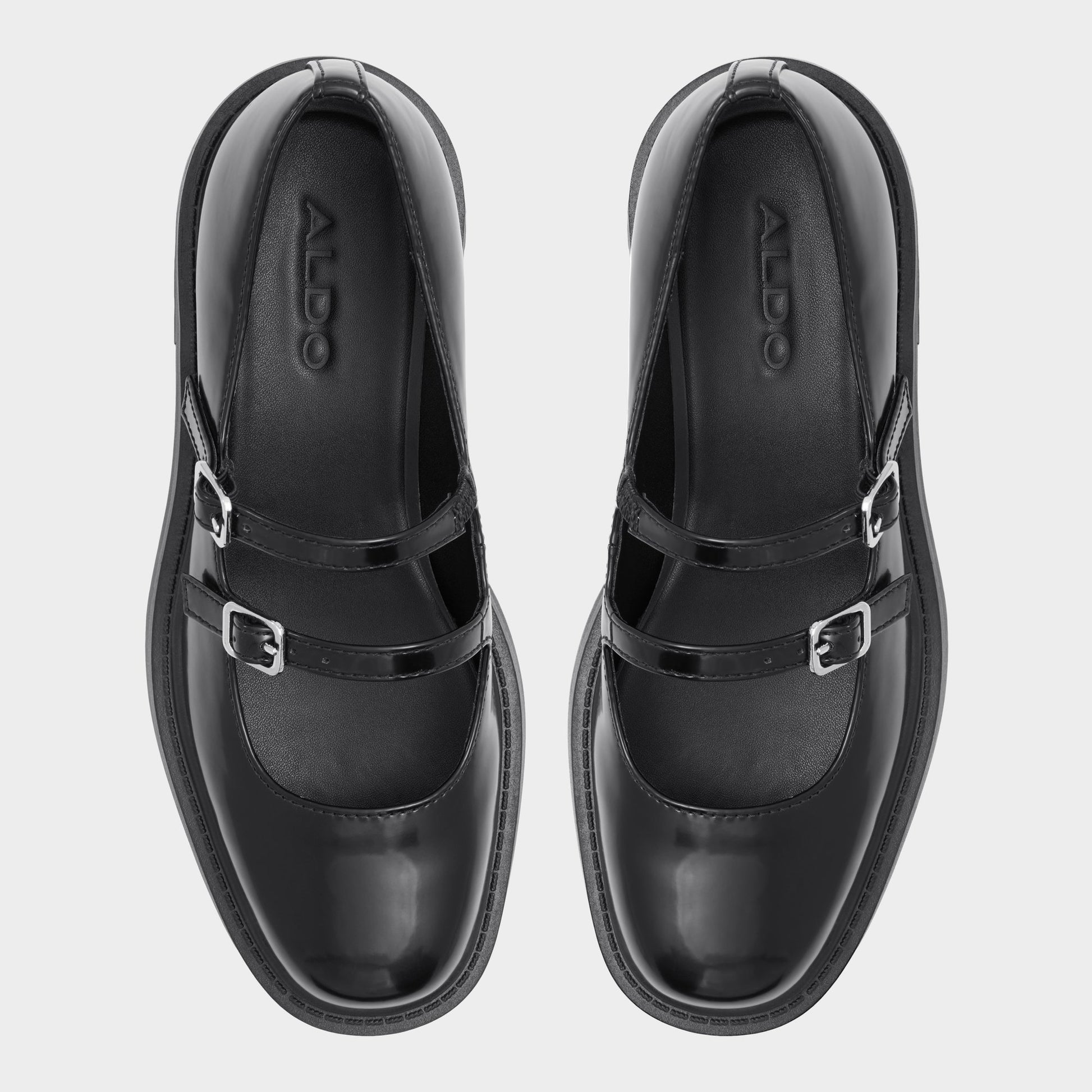 Top-down view of the Black Moraby Loafer
