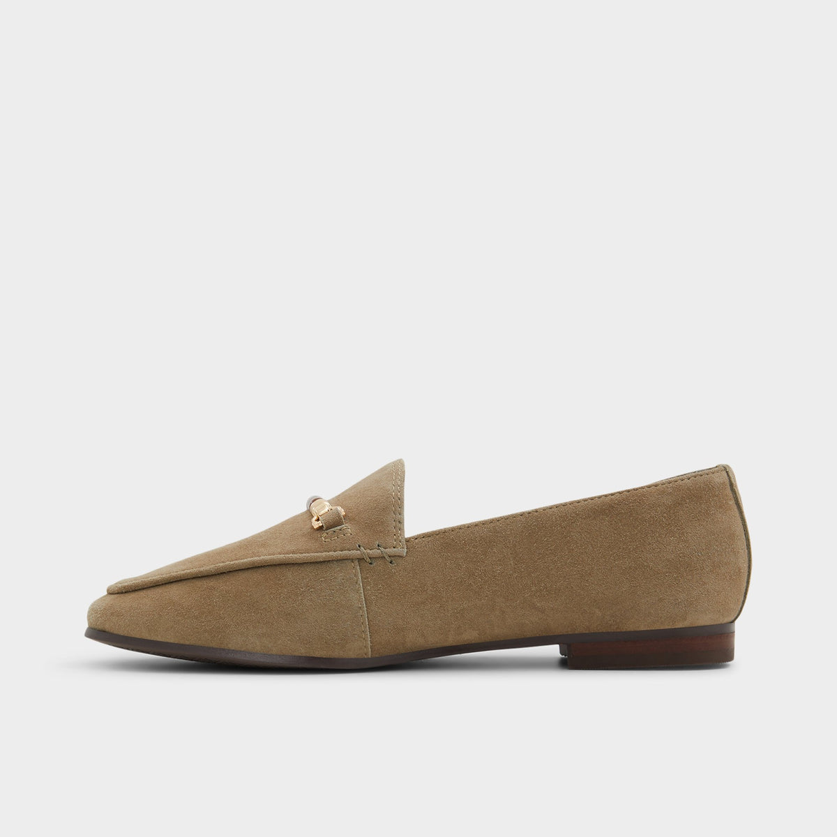 Side view of Green Francine Loafer