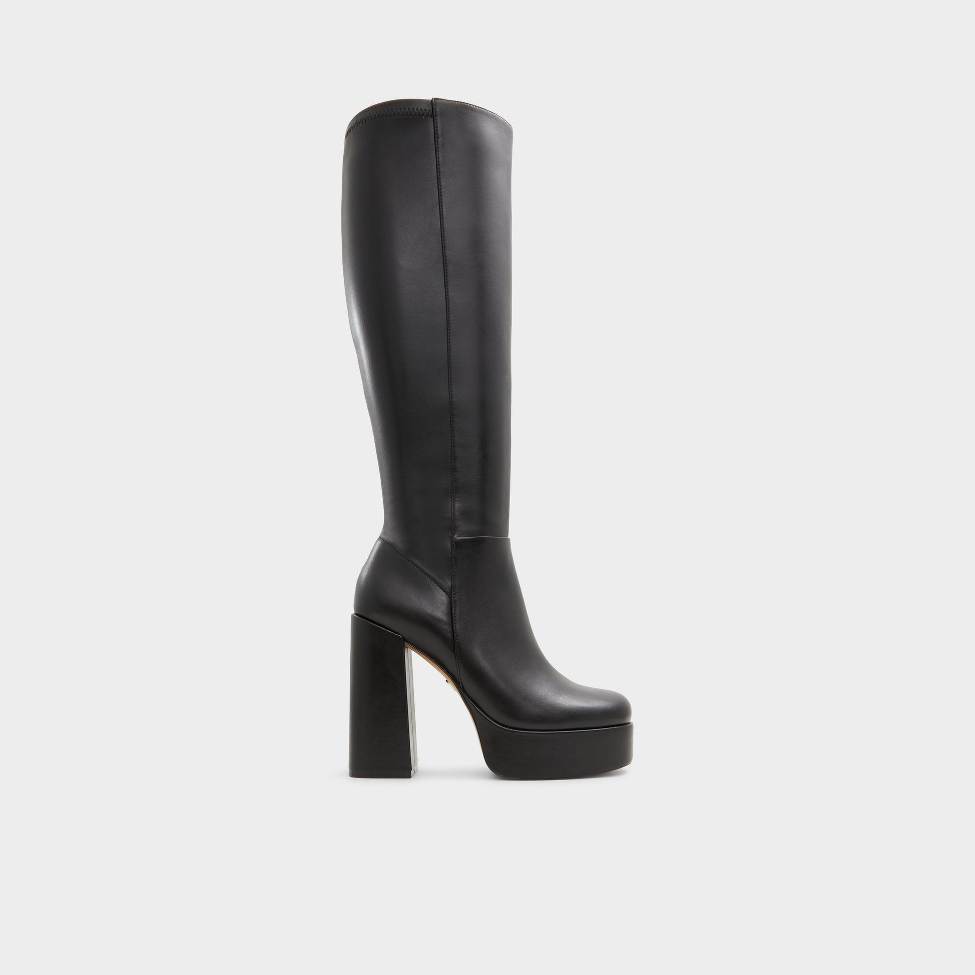 Main View of Black Albie Knee-high boot for Womens