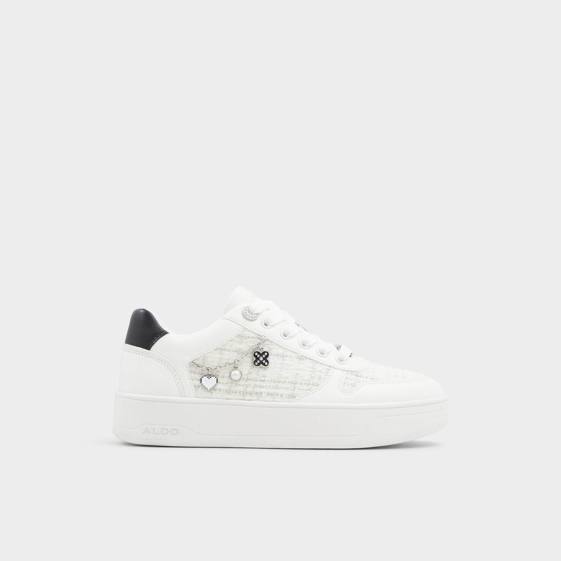 Main View of White/black Marisette Low top sneaker for Womens