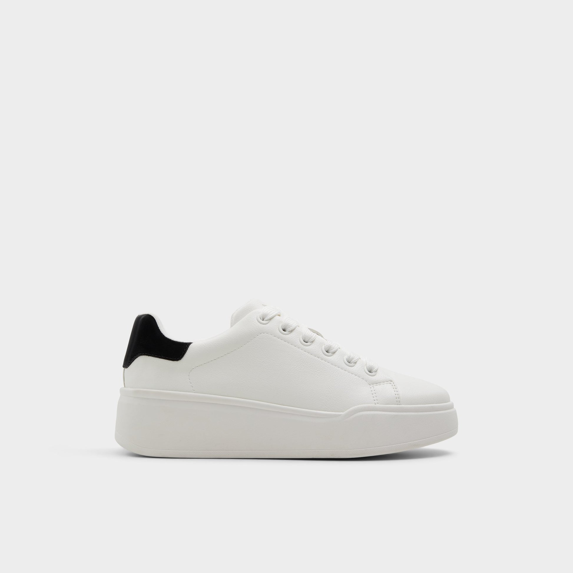 Main View of White Combo Halerenna Low top sneaker for Womens