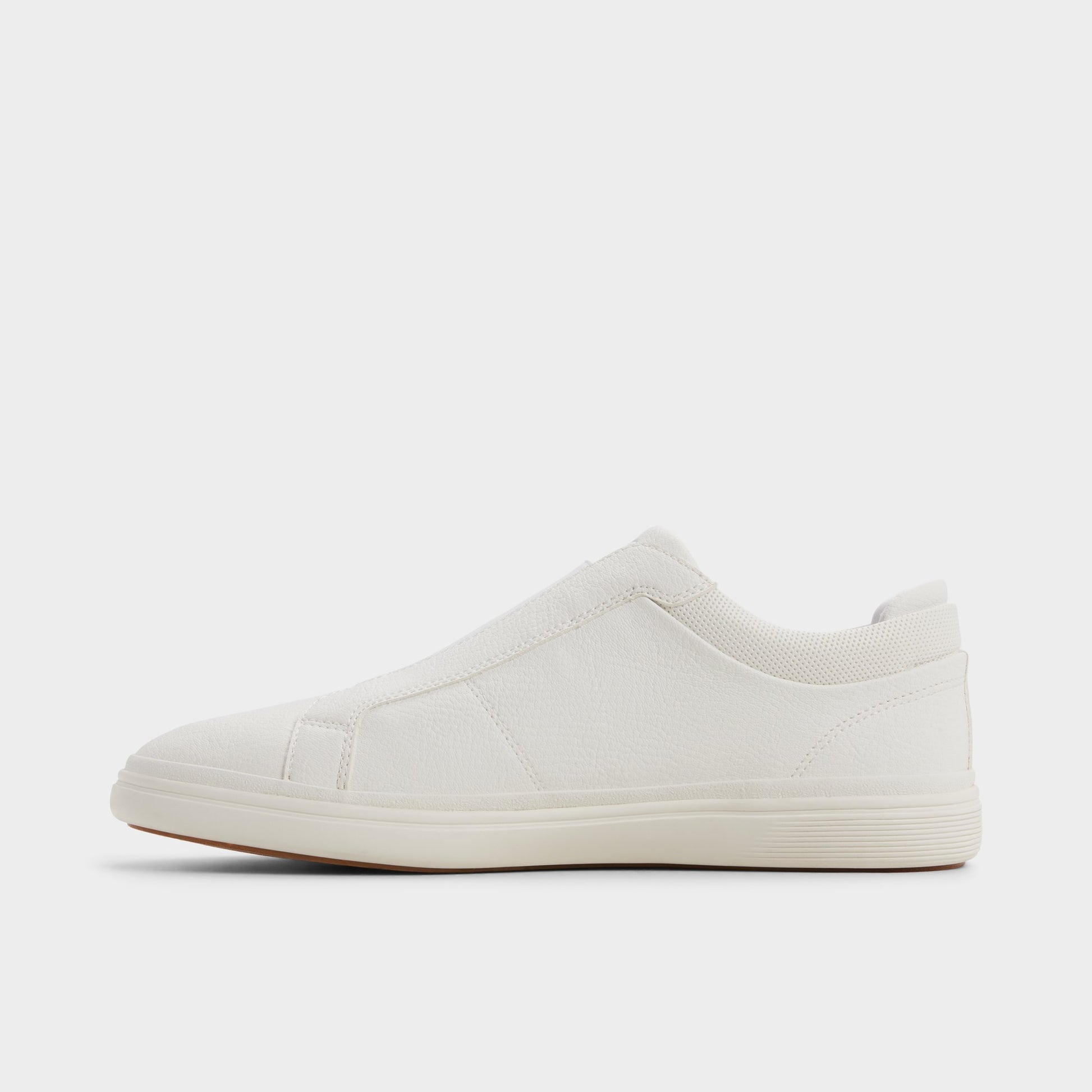 Vue latérale de Blanc Aros Sneaker sans lacets
