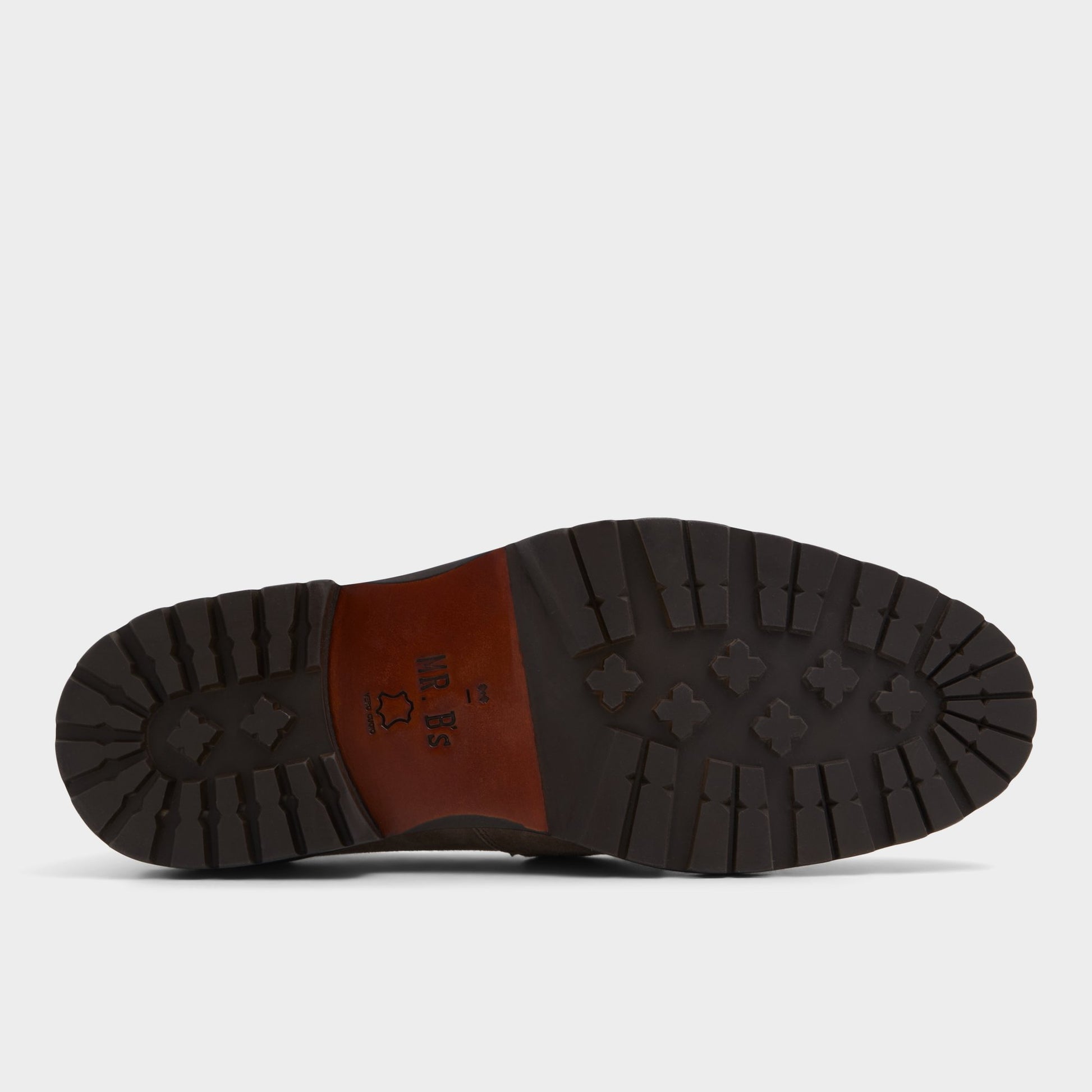 View of Brown Aleris Loafer's sole