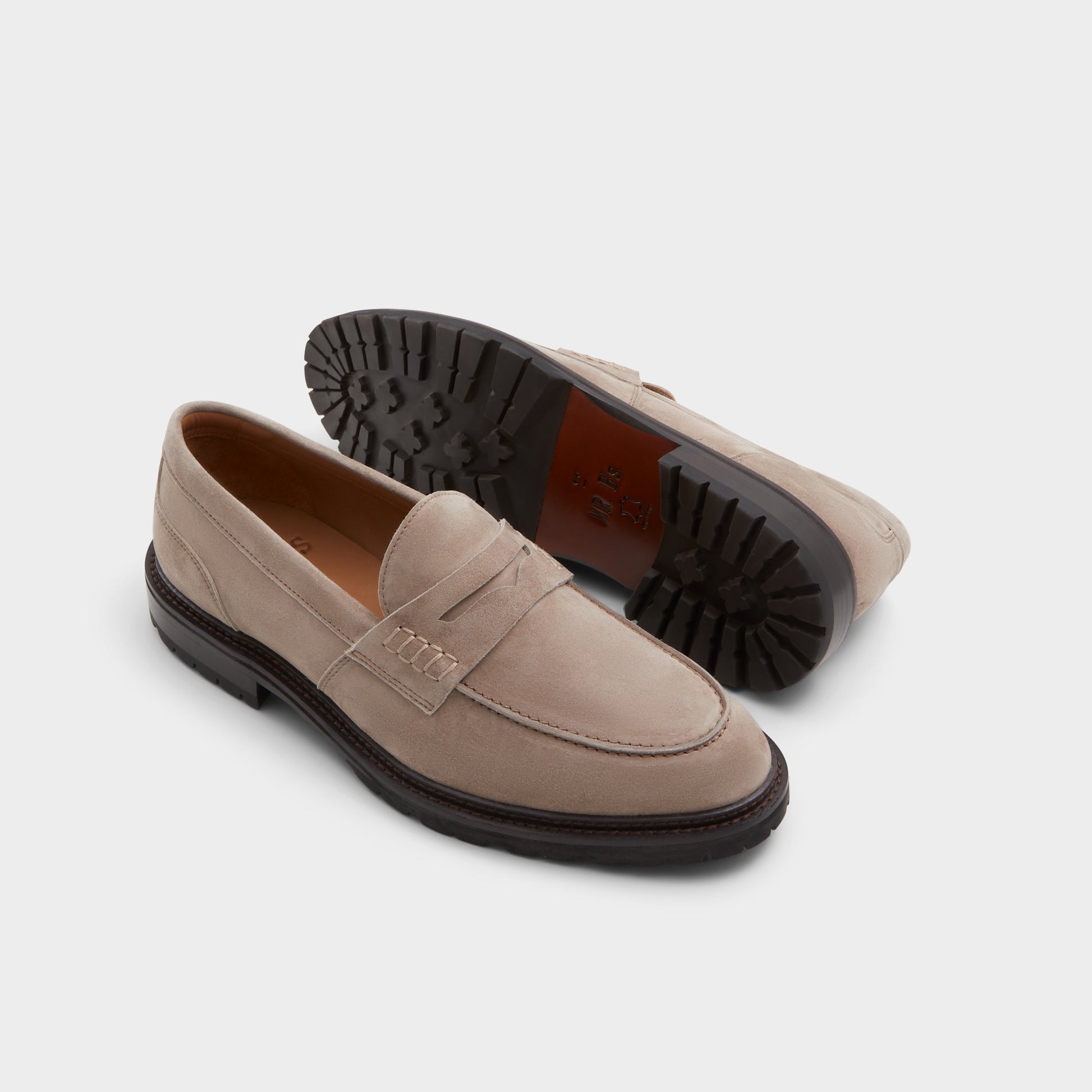 Highlighted view of a pair of Brown Aleris Loafers