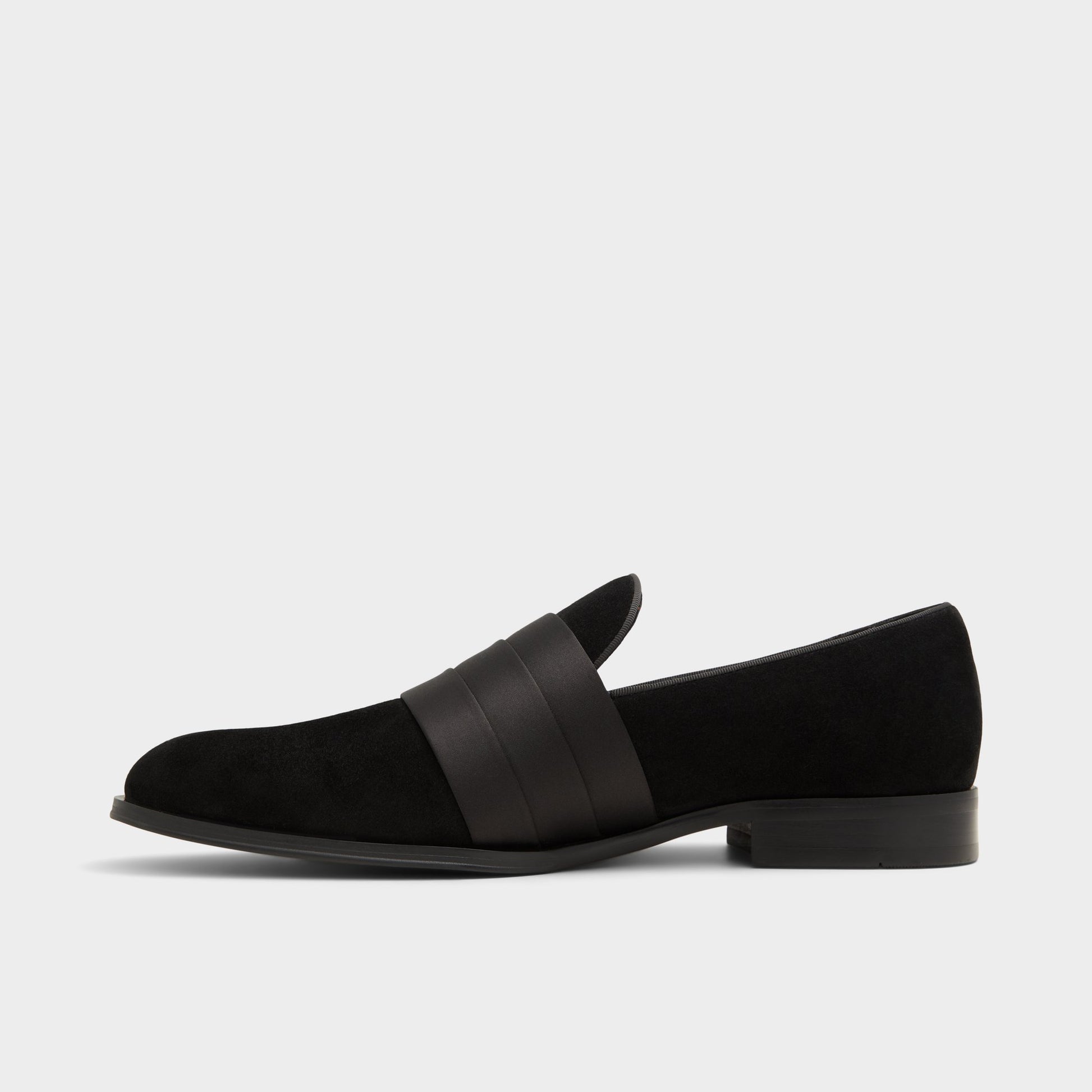 Side view of Other Black Kenny Loafer