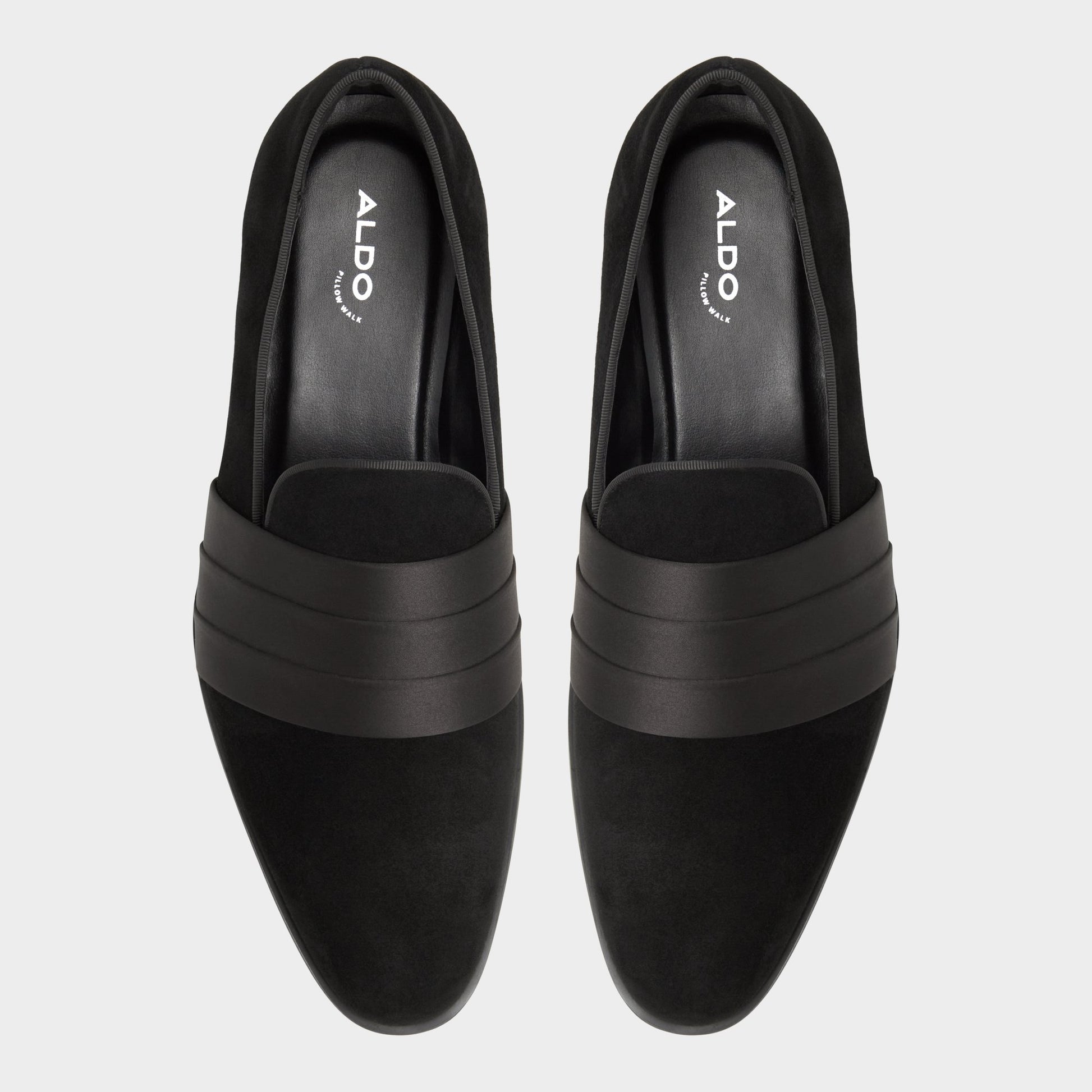 Top-down view of the Other Black Kenny Loafer