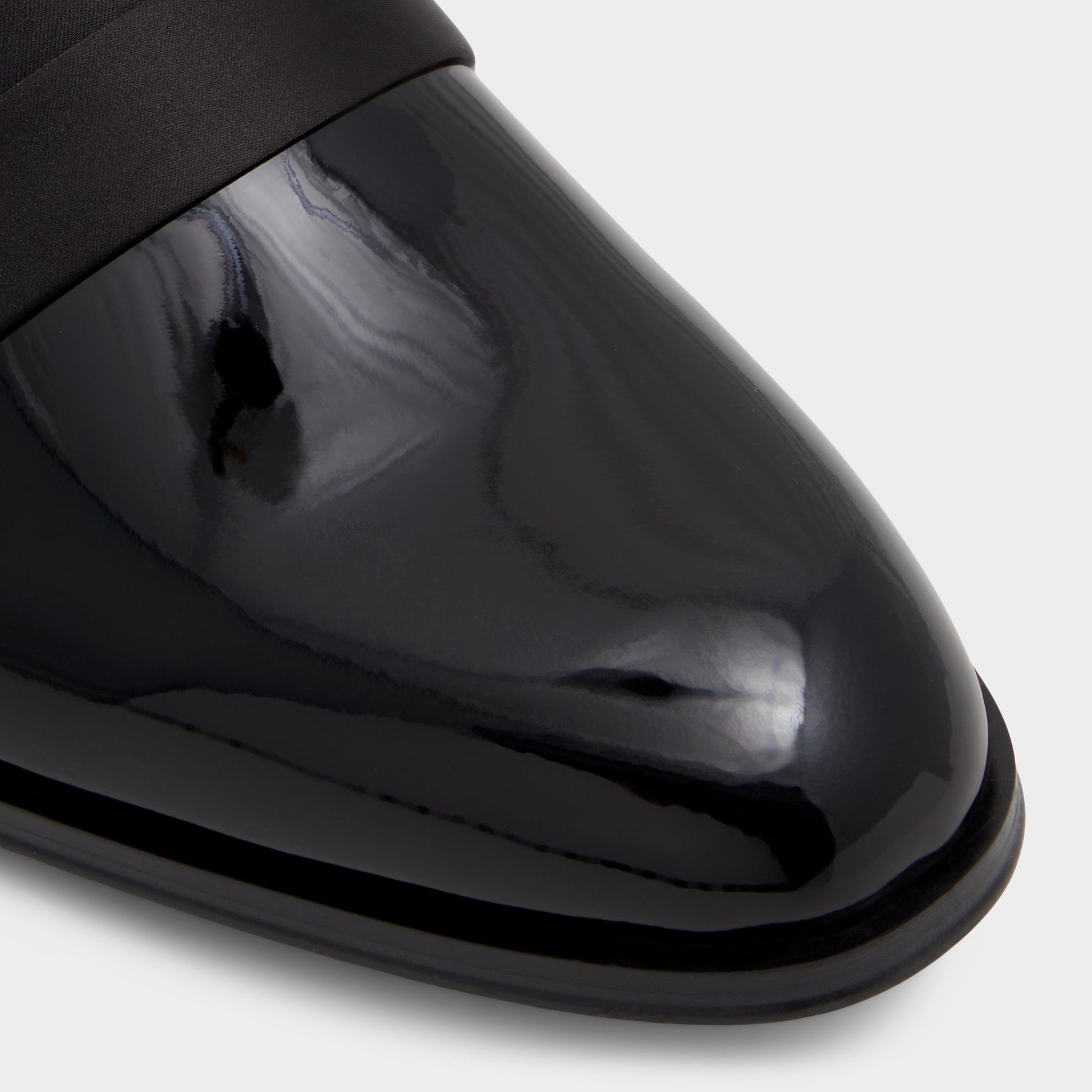 Close-up of the Black Kenny Loafer