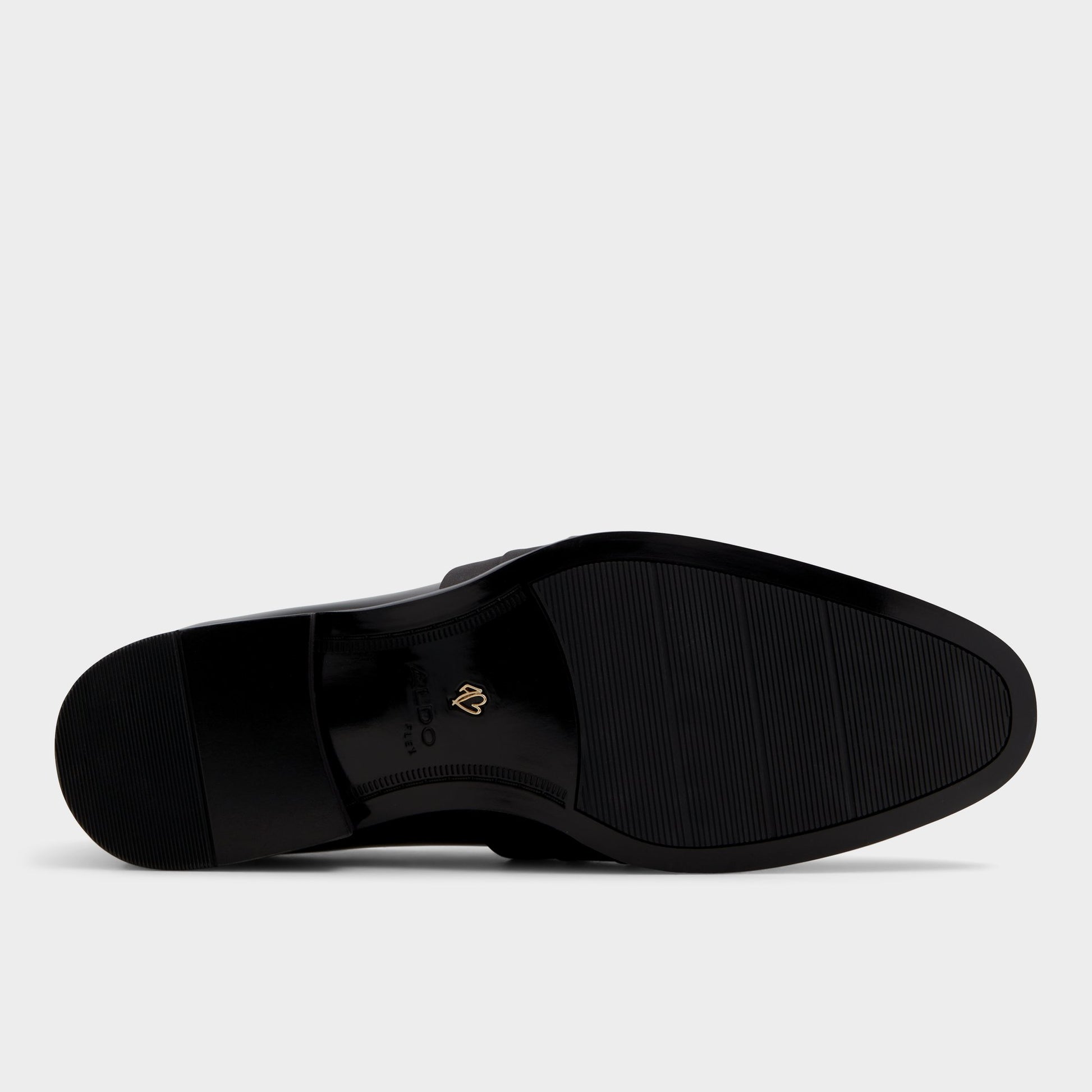 View of Black Kenny Loafer's sole