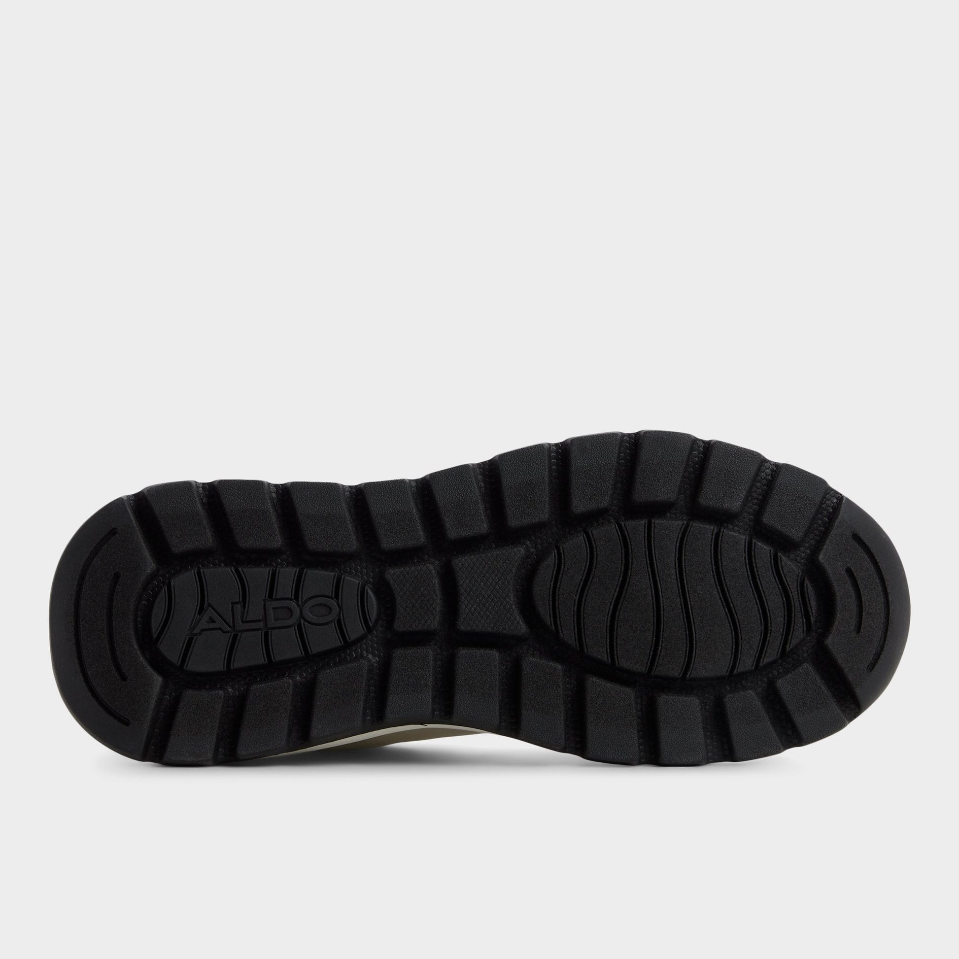 View of White Casimir Jogger sneaker's sole