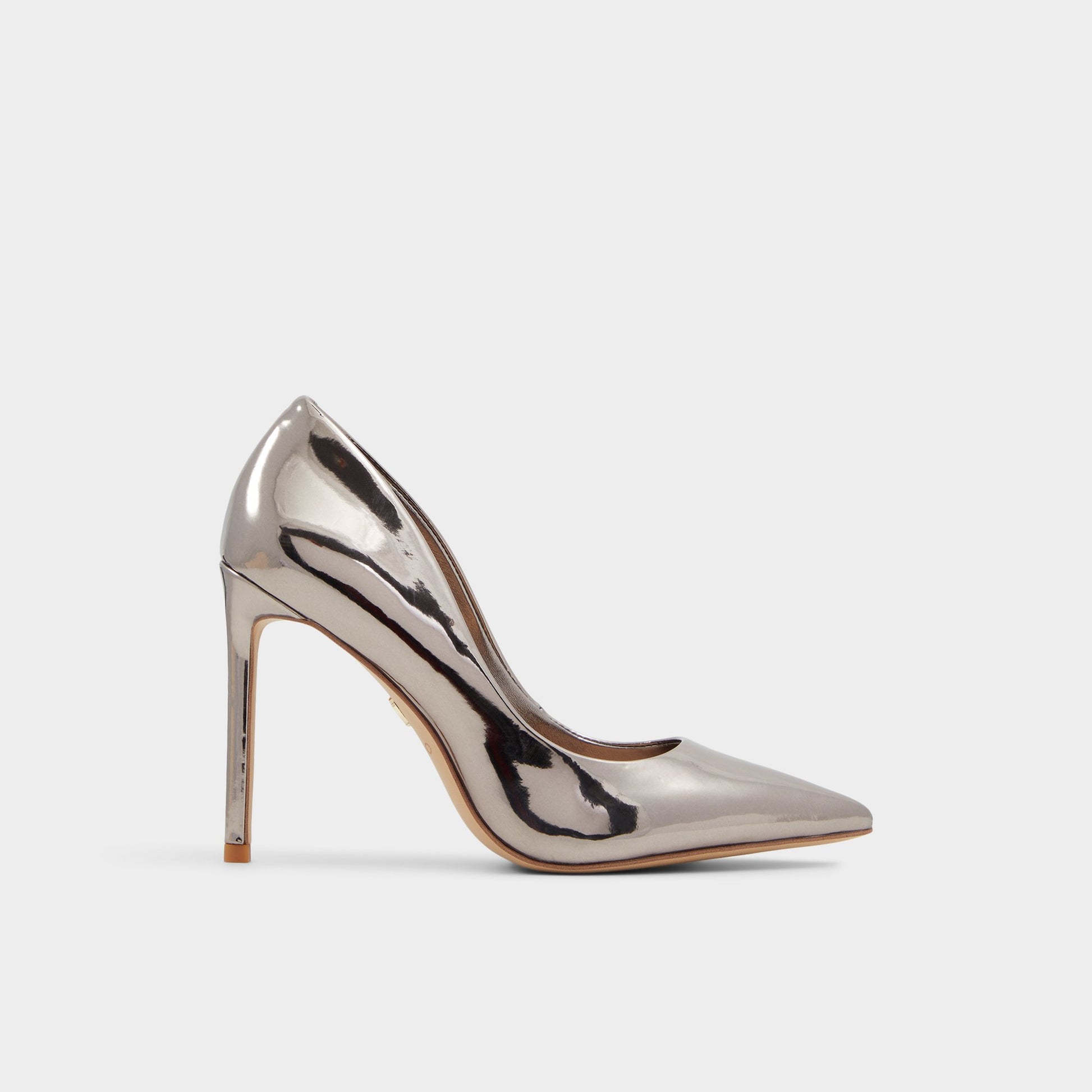 Main View of Pewter Stessy2.0 Pump for Womens
