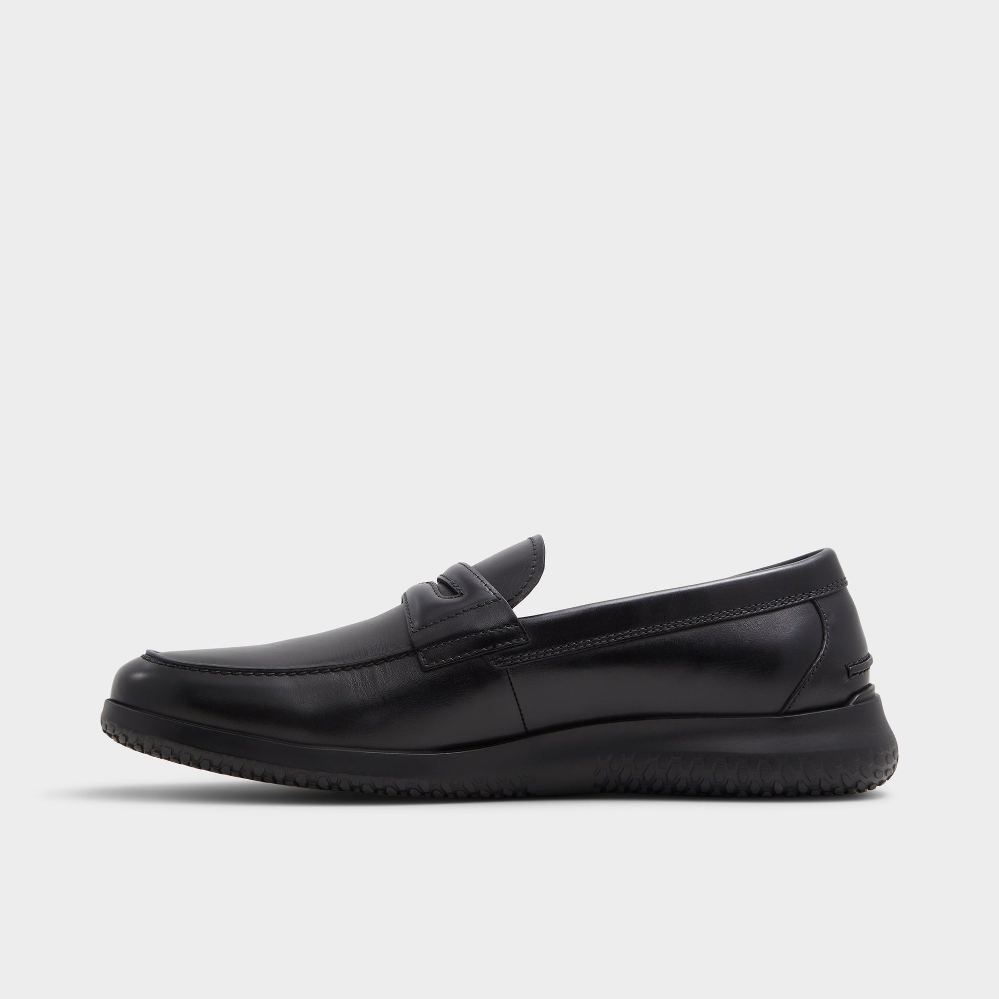 Side view of Black Hector Loafer
