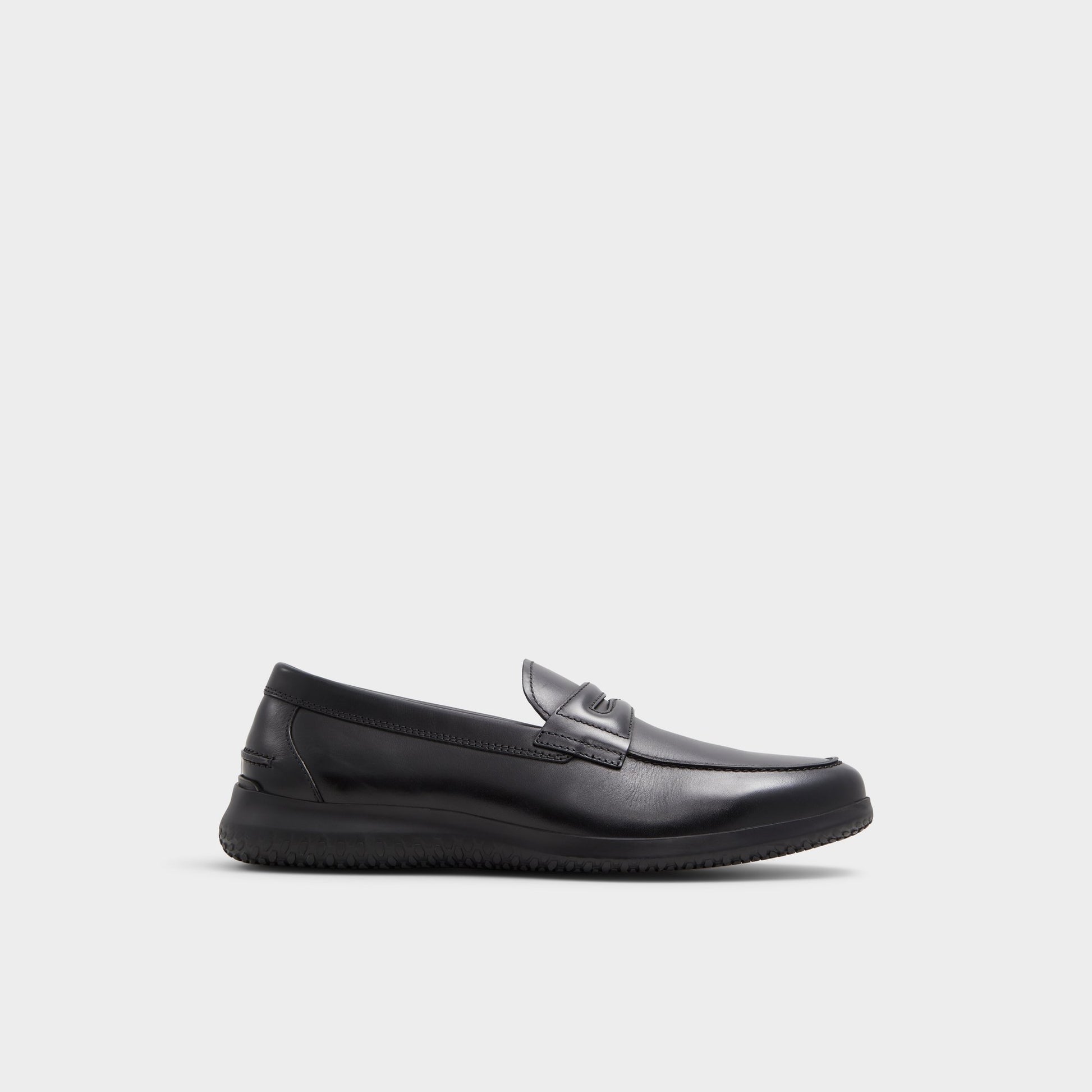 Main View of Black Hector Loafer for Mens