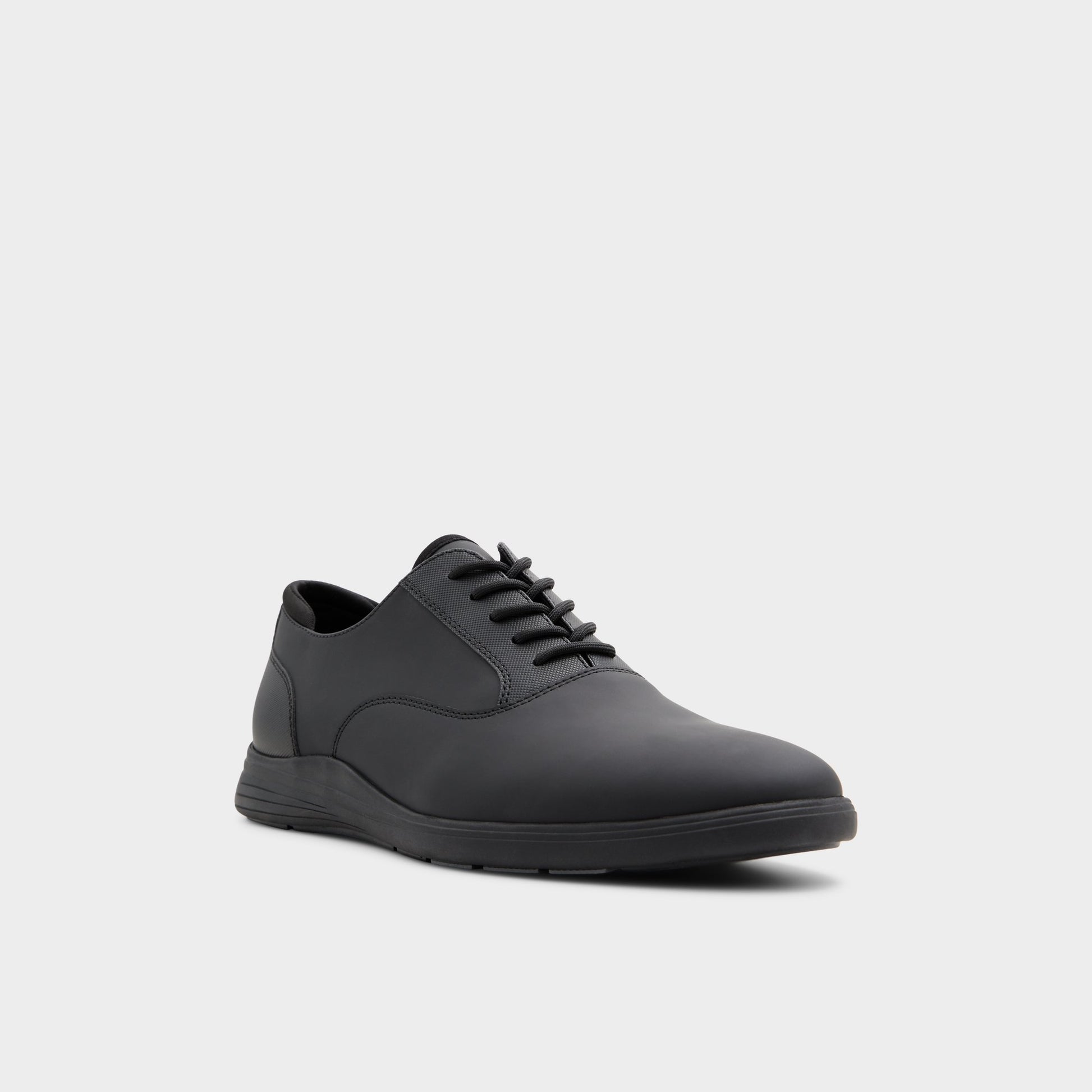Three-quarter angle of Other Black Seymour Oxford shoe's front side