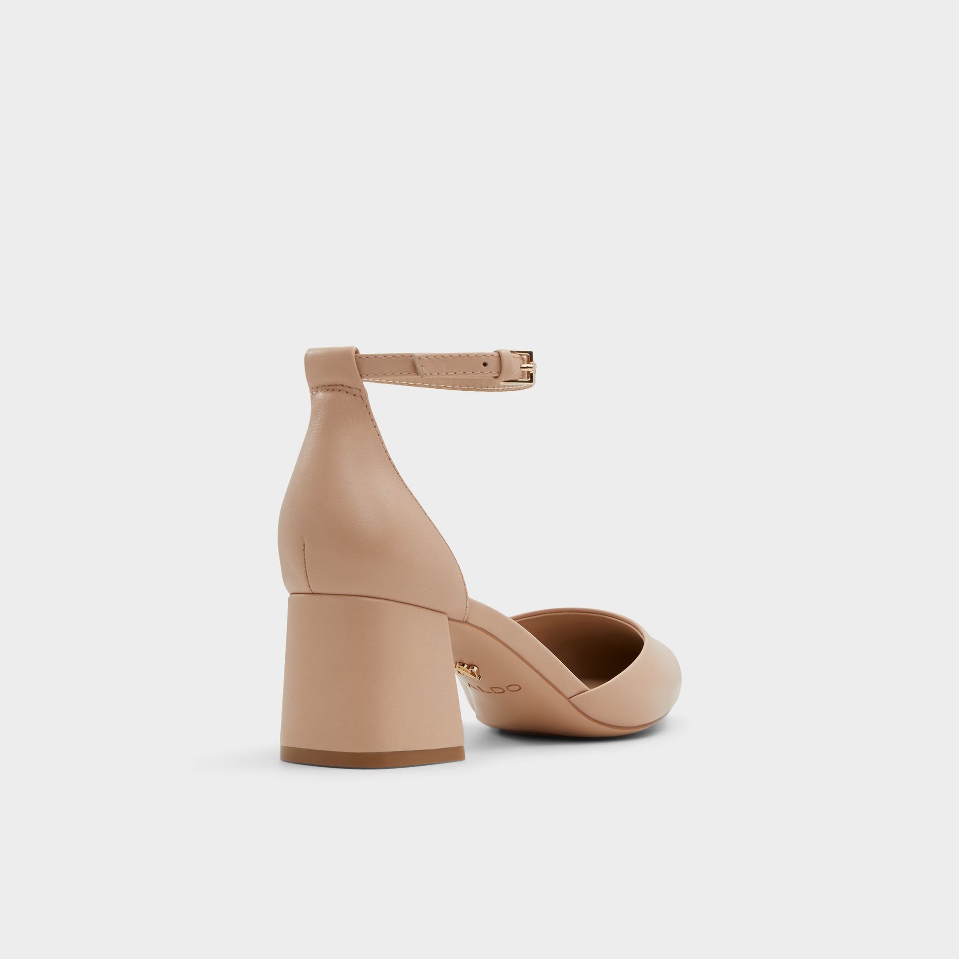 Three-quarter angle of Bone Uneral High heeled shoe's back side