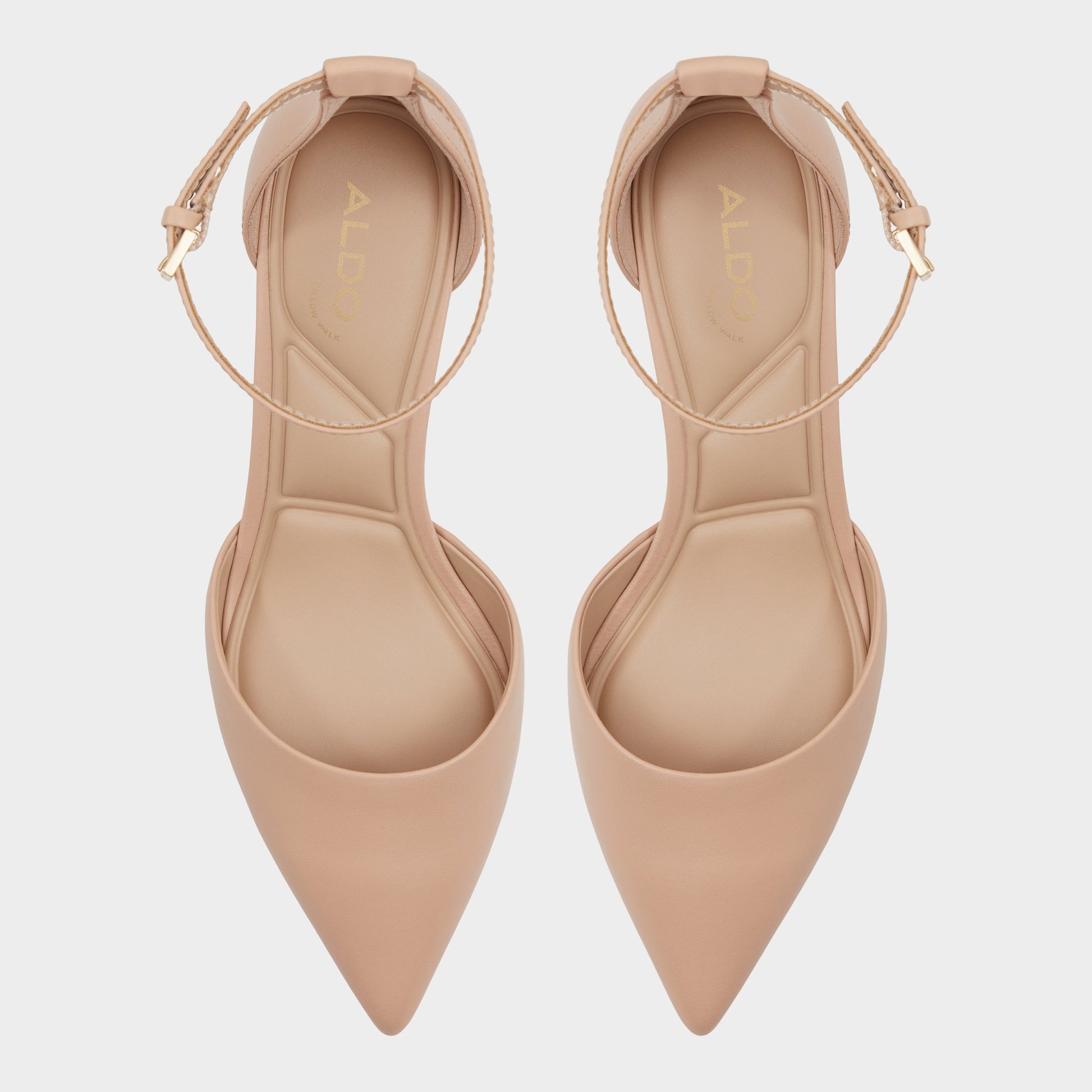 Top-down view of the Bone Uneral High heeled shoe