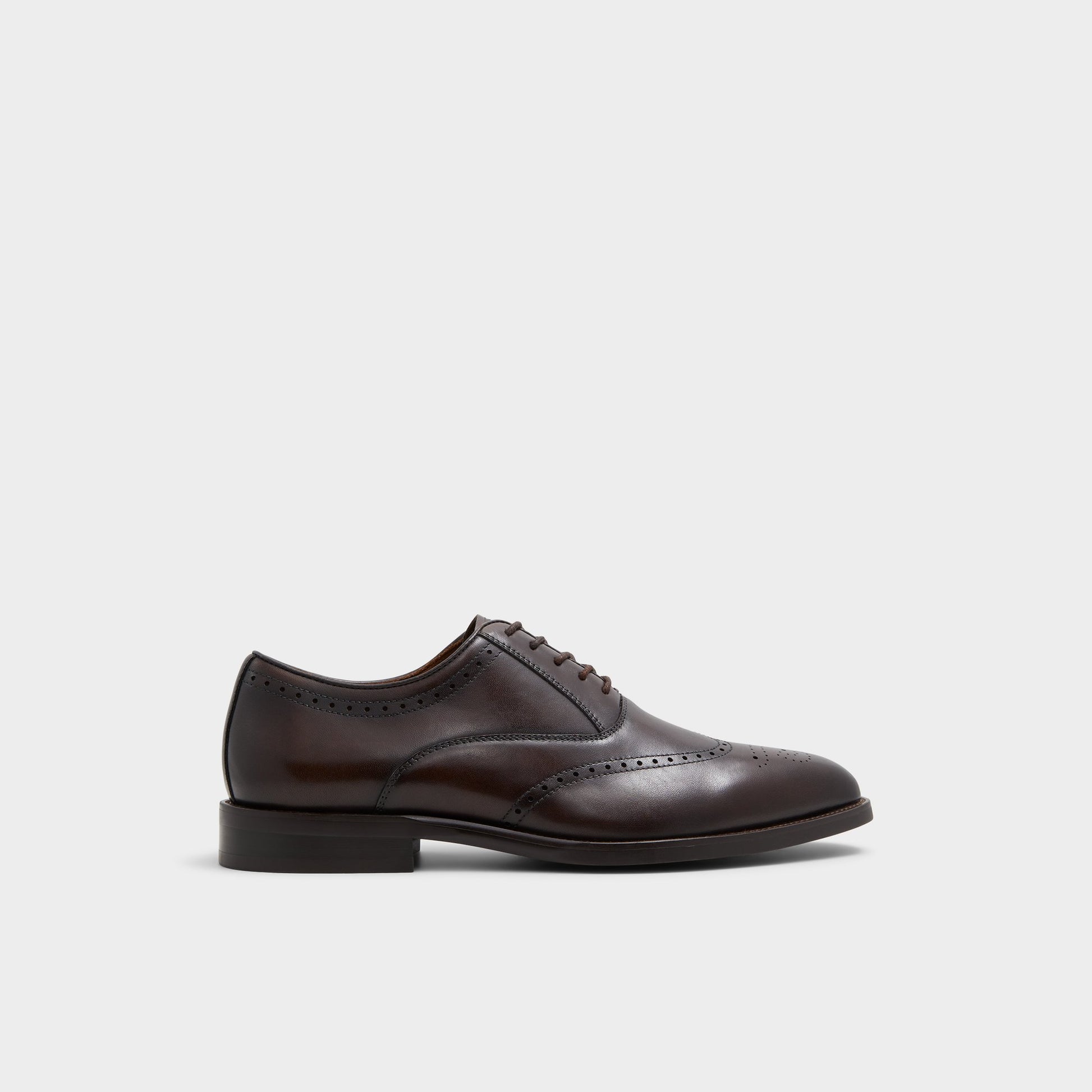 Main View of Dark Brown Donald Derby shoe for Mens