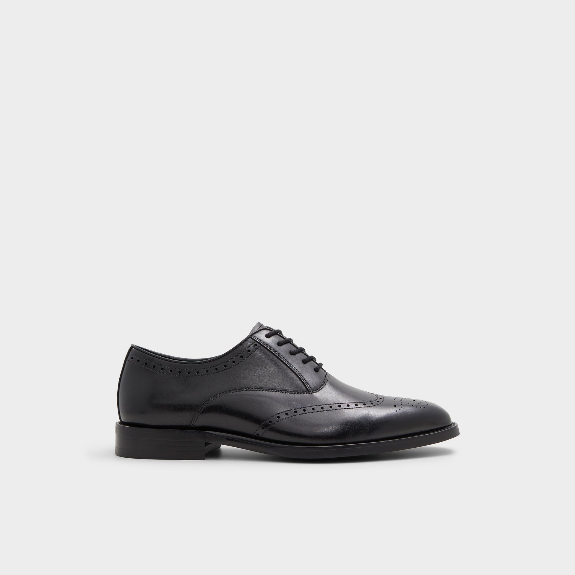 Main View of Black Donald Derby shoe for Mens