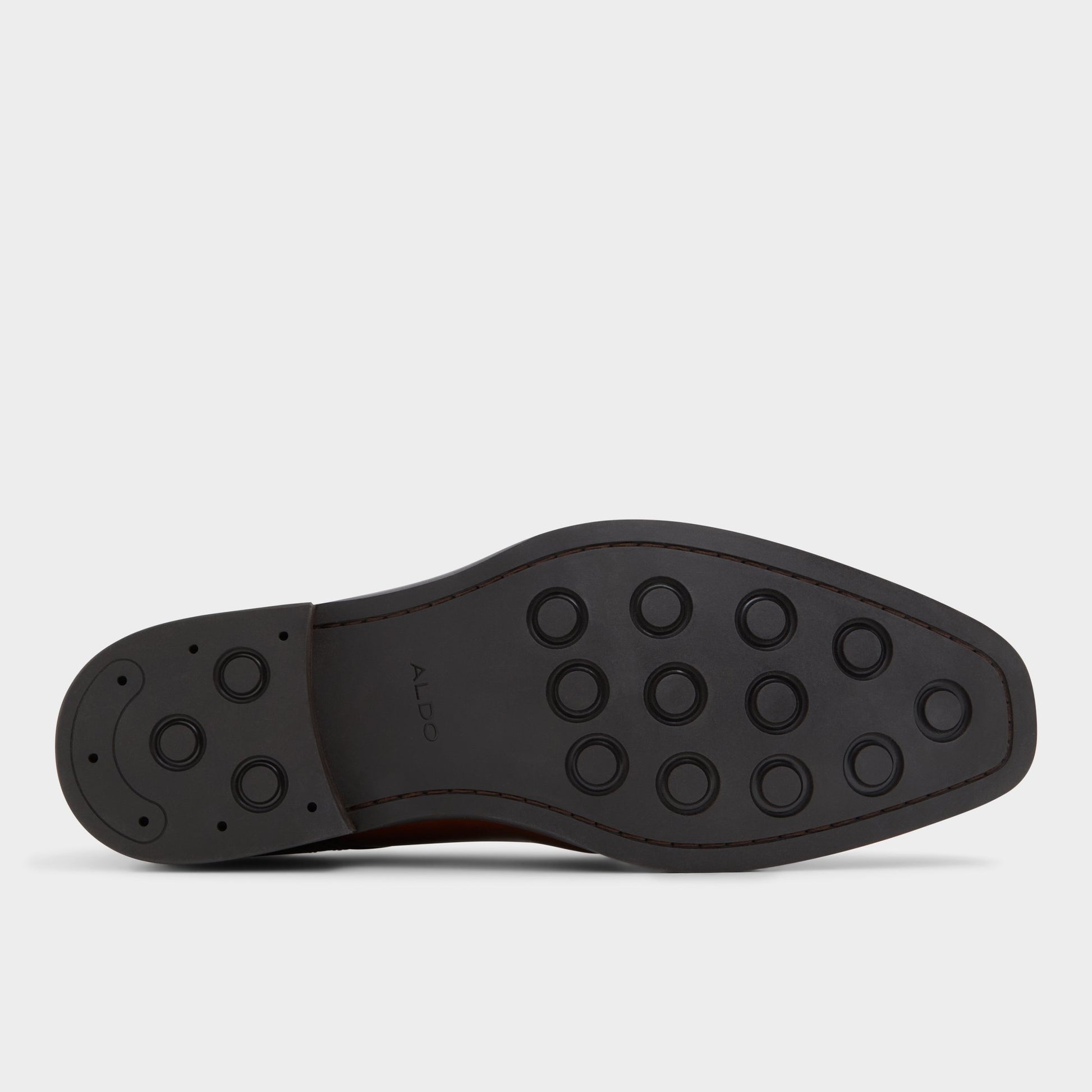 View of Cognac Bronko Derby shoe's sole
