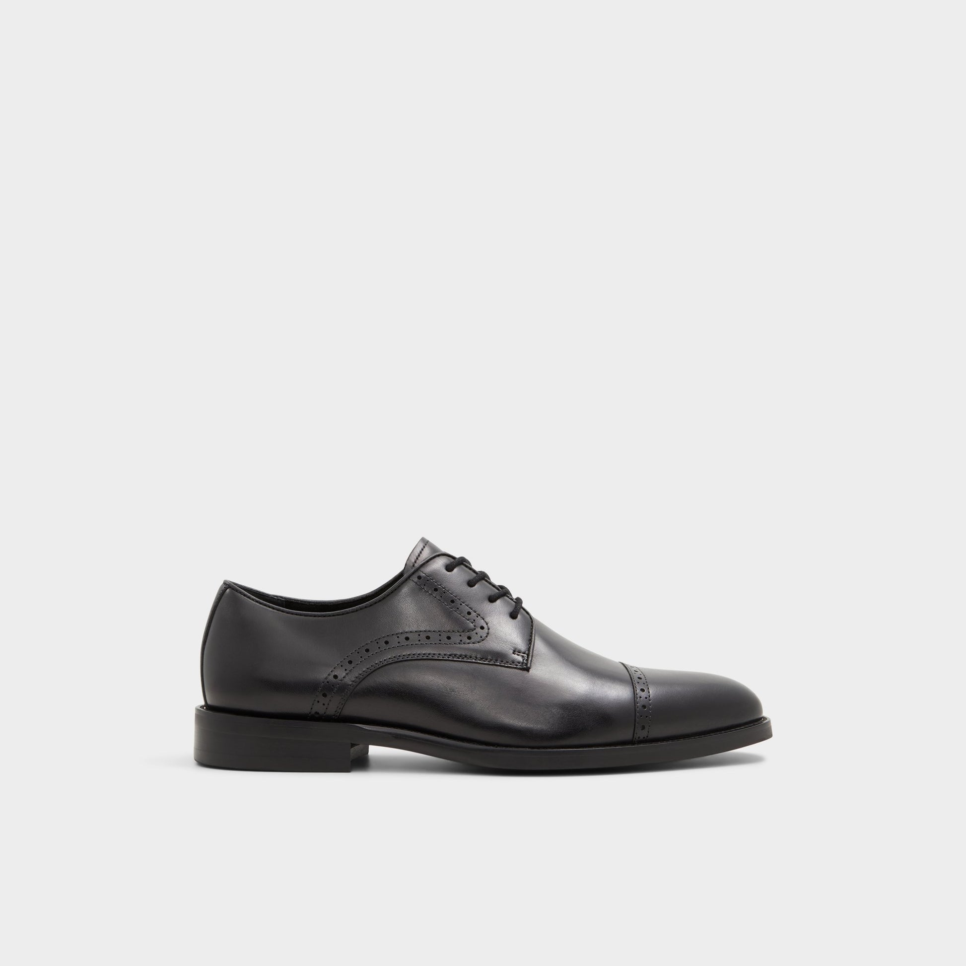 Main View of Black Bronko Derby shoe for Mens
