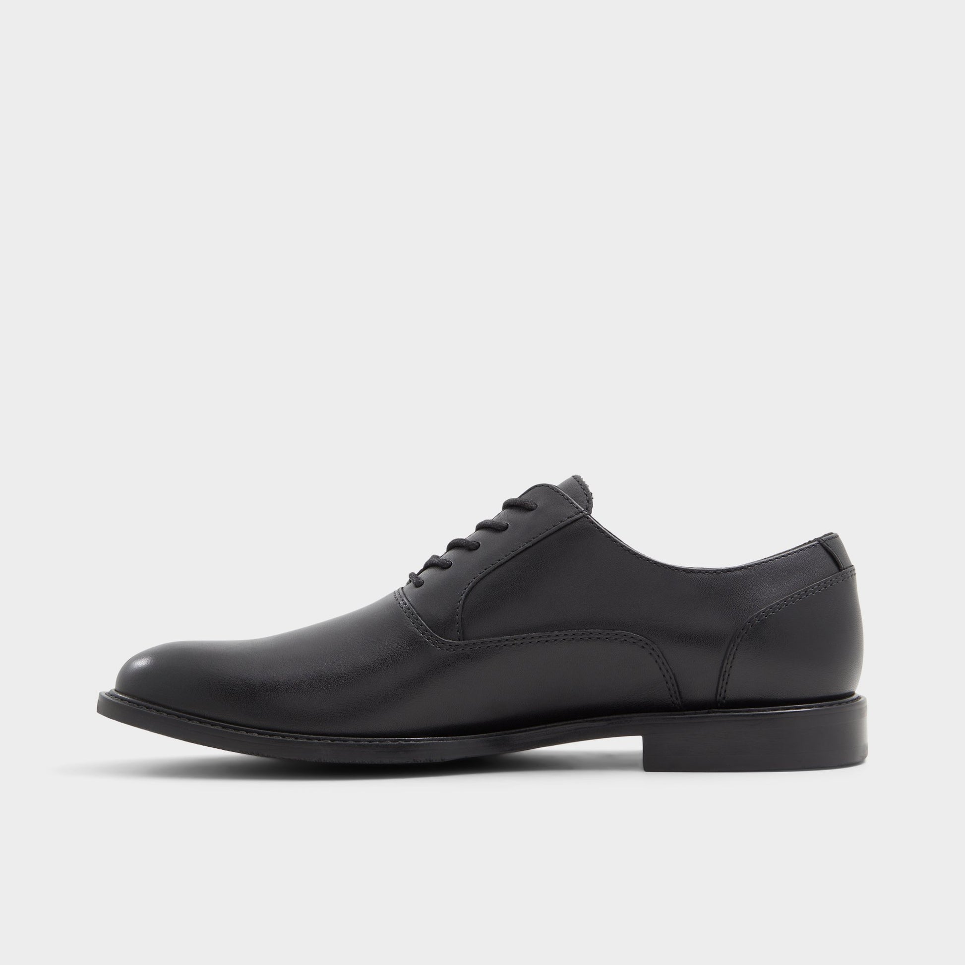 Side view of Black Dason Oxford shoe
