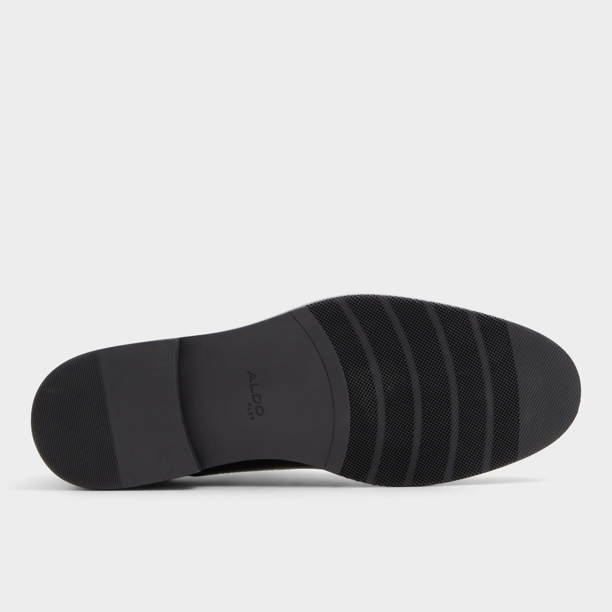View of Black Dason Oxford shoe's sole