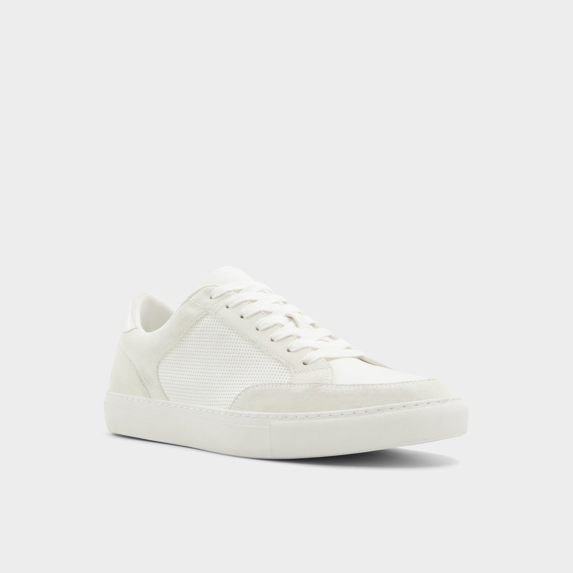 Three-quarter angle of White Cityspec Low top sneaker's front side