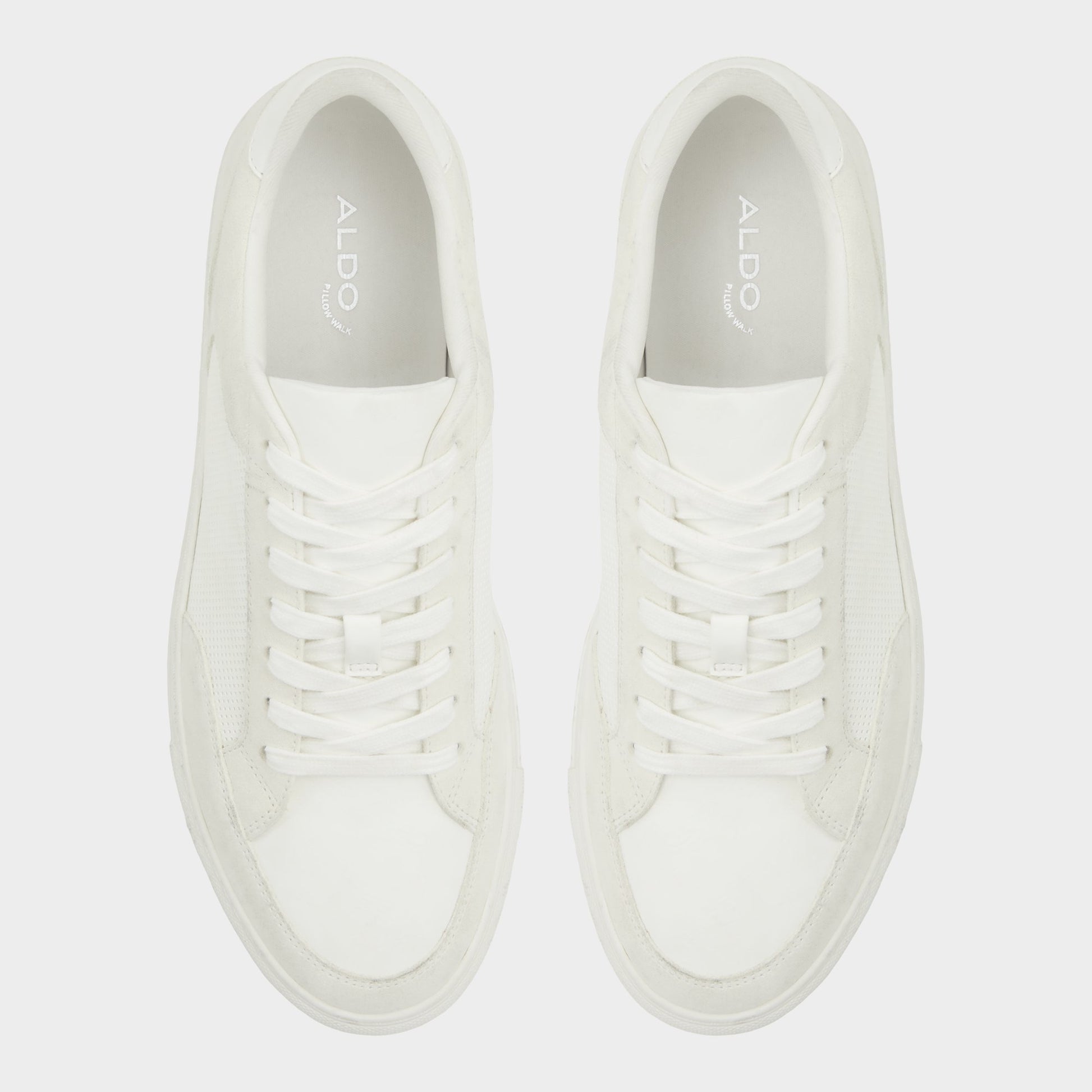 Top-down view of the White Cityspec Low top sneaker