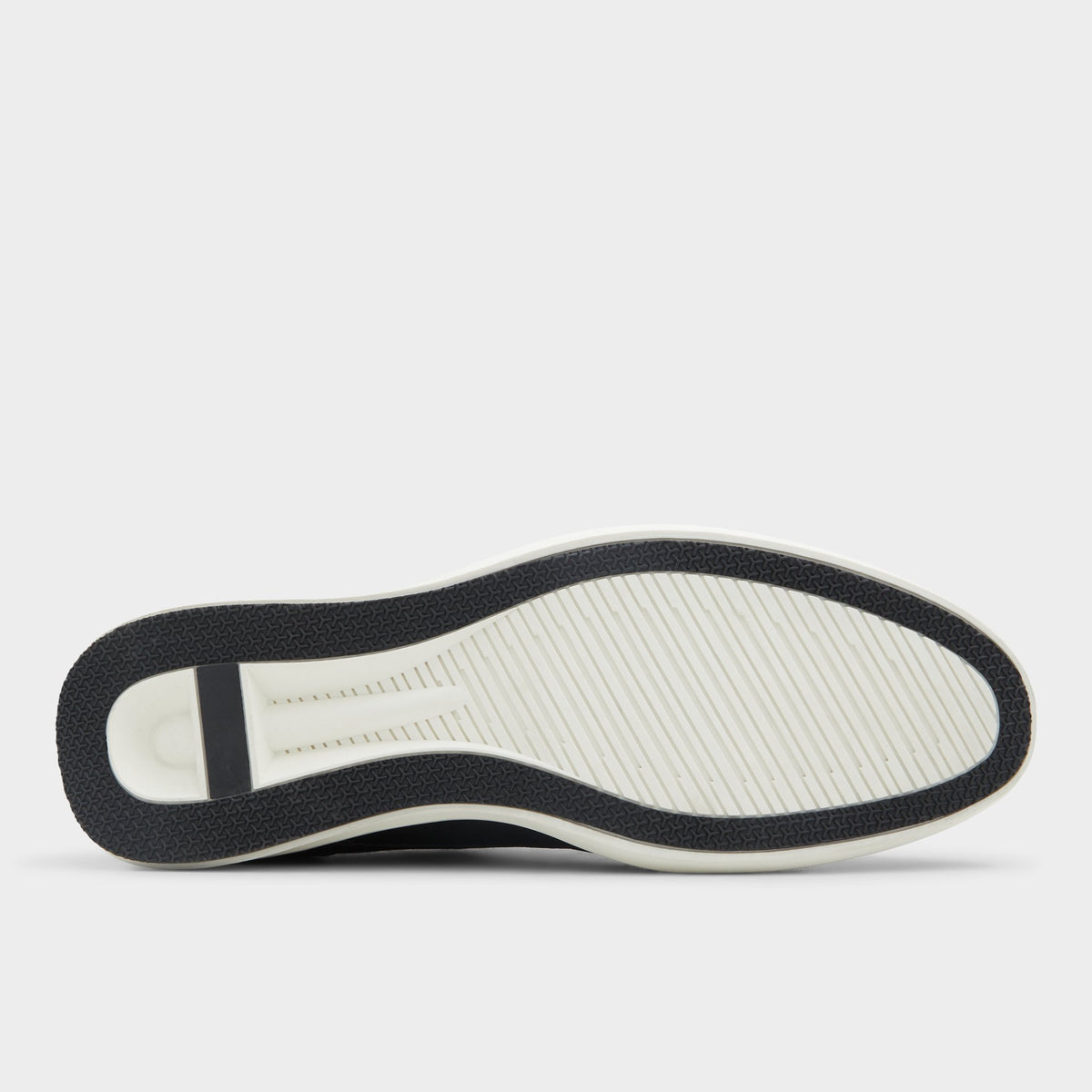View of Black Burano Oxford shoe's sole