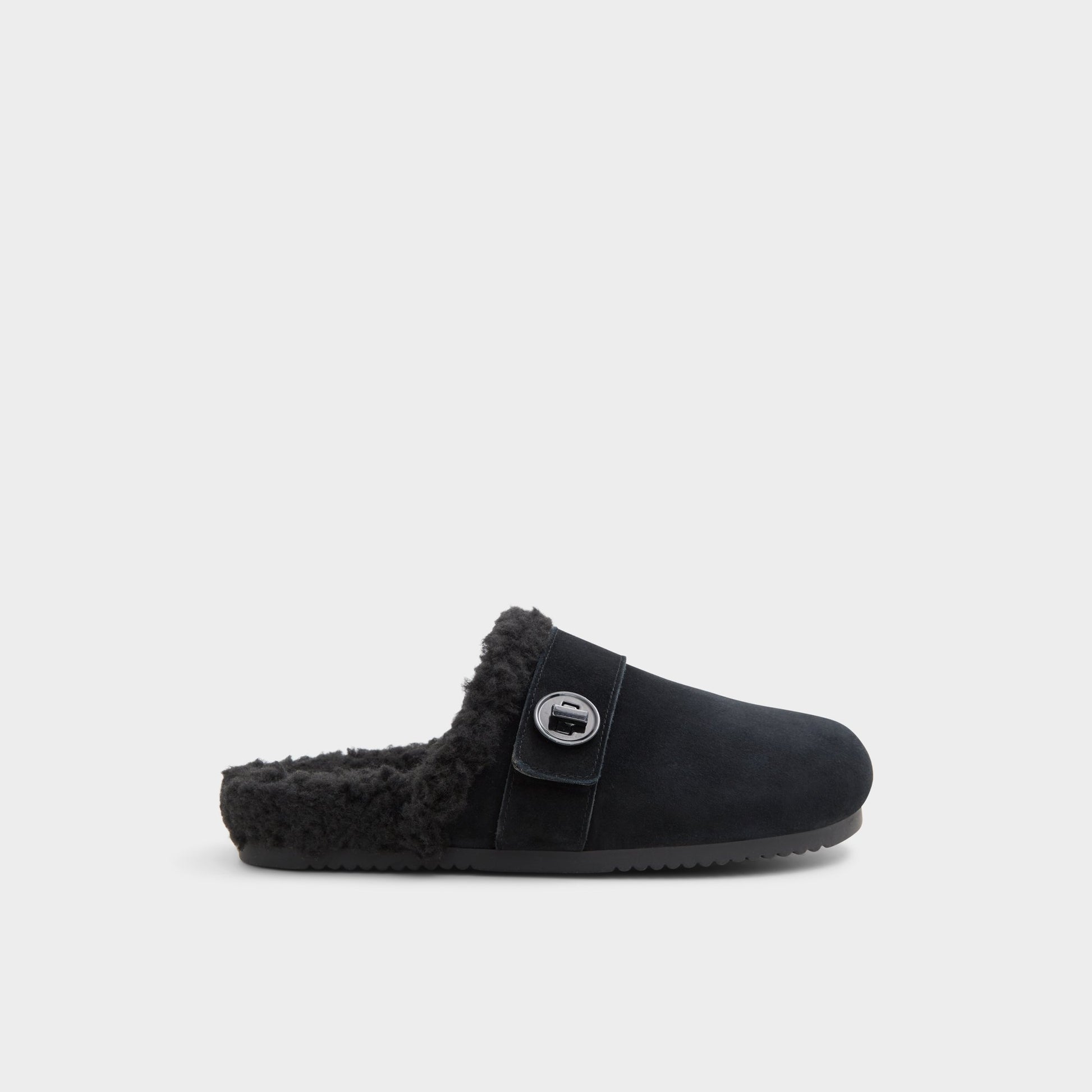 Main View of Black Fredou Mule for Womens
